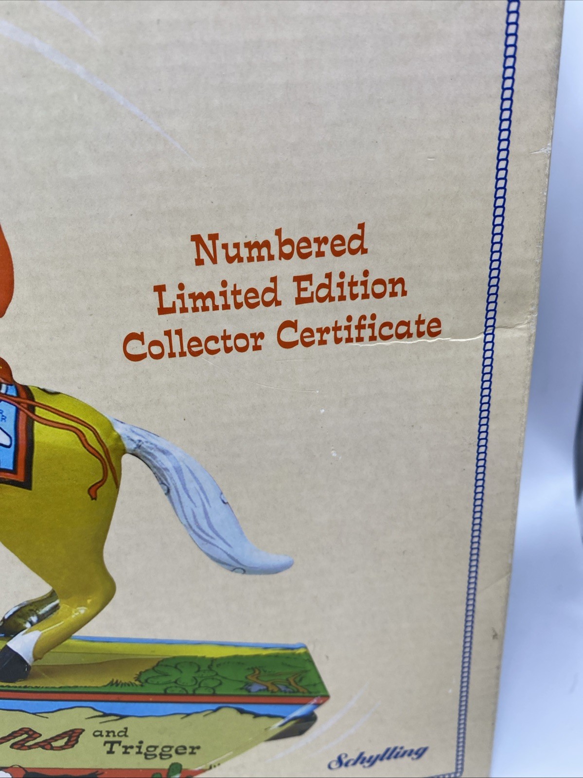 Roy Rogers And Trigger Wind Up Toy Vintage Reproduction Schilling Cowboy-READ