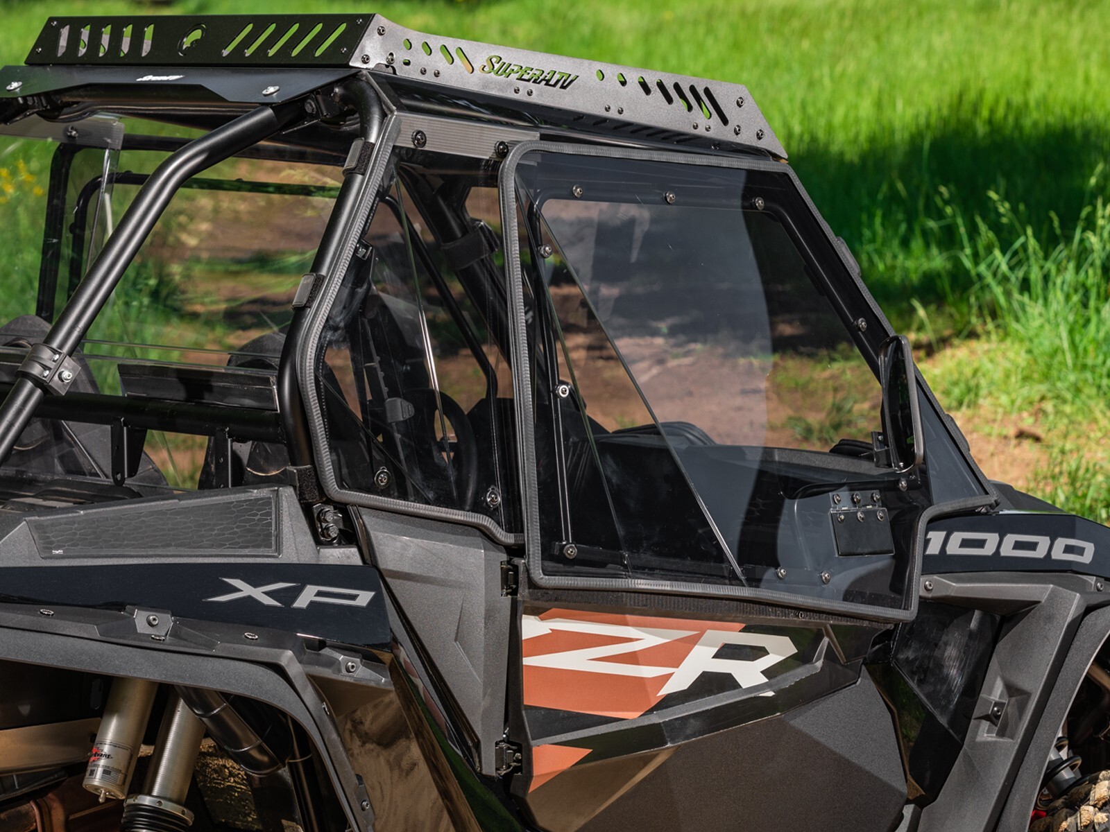 SUPER ATV HARD CAB ENCLOSURE UPPER DOORS FOR POLARIS RZR S 900 2015-2020