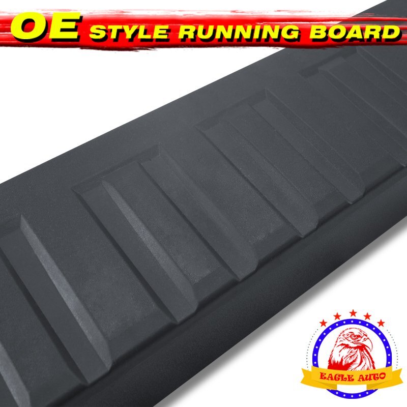 Fit 2019-2024 Chevy Silverado 1500 Crew Cab 6" Nerf Bar Running Board Side Step