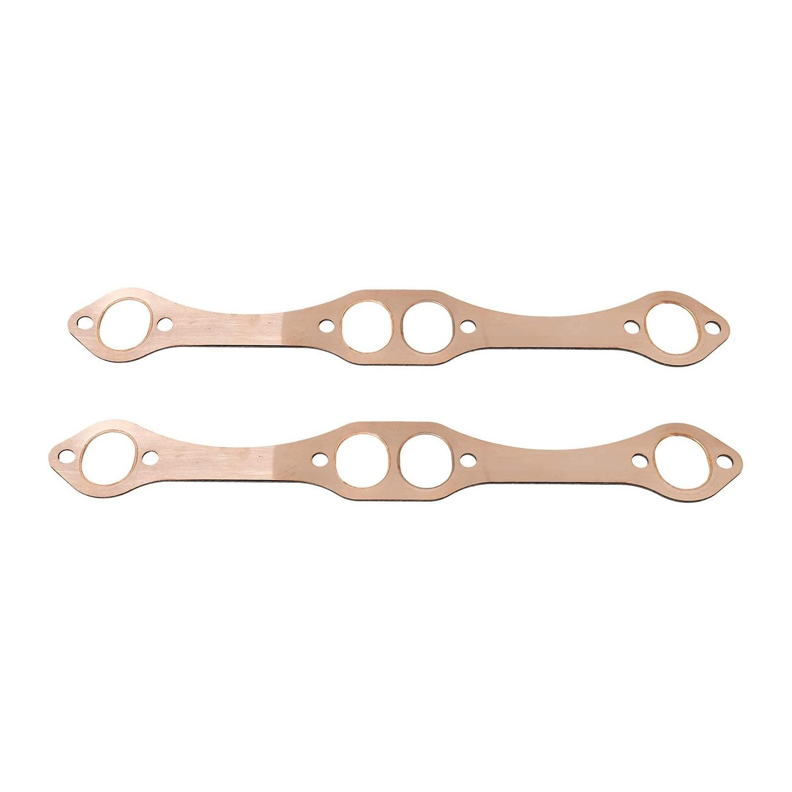 SBC Oval Port Copper Header Exhaust Gaskets For SB Chevy 327 305 350 Reusable