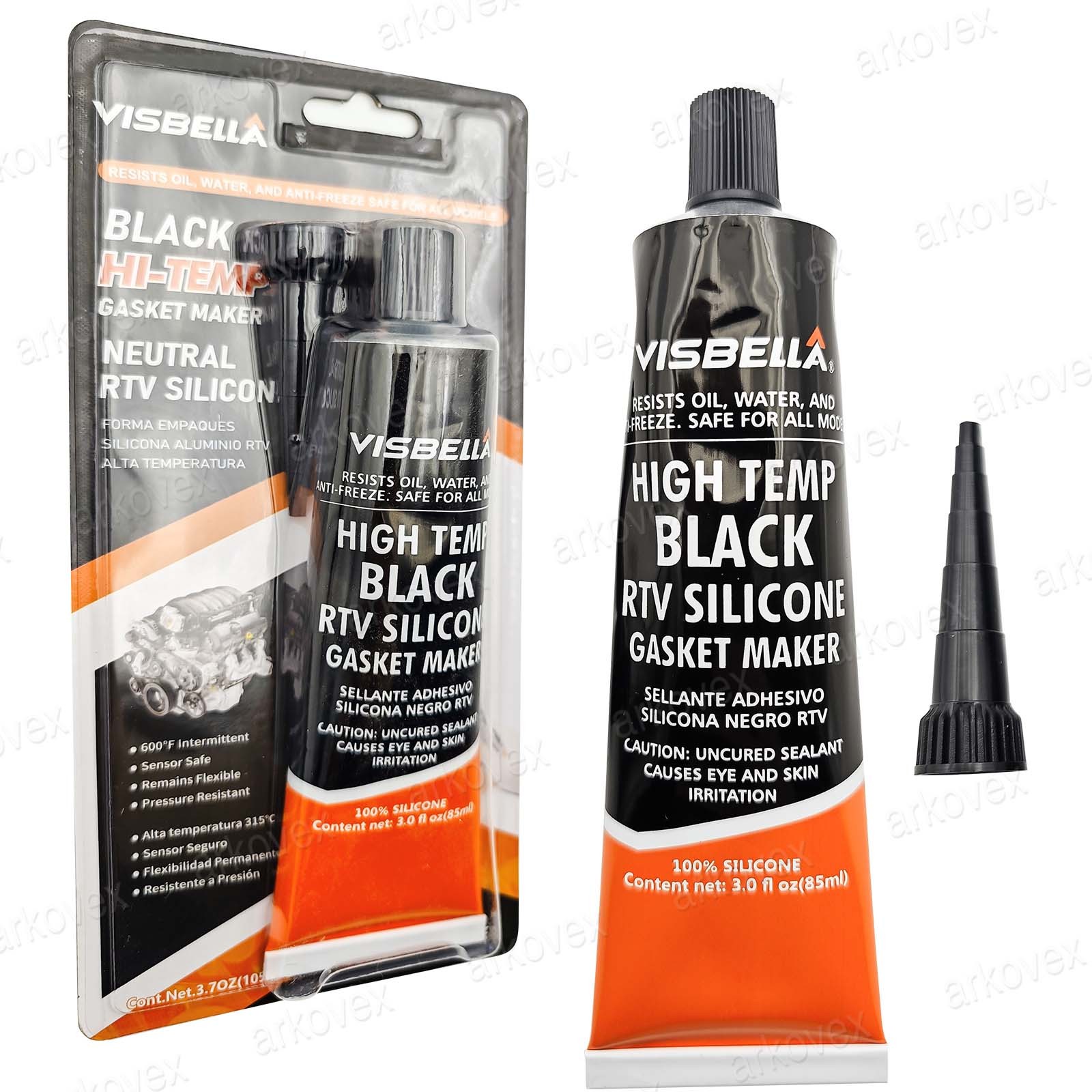 10 Pack black High Temp RTV Silicone Engine Automotive Anti-Freeze Oil Resistant