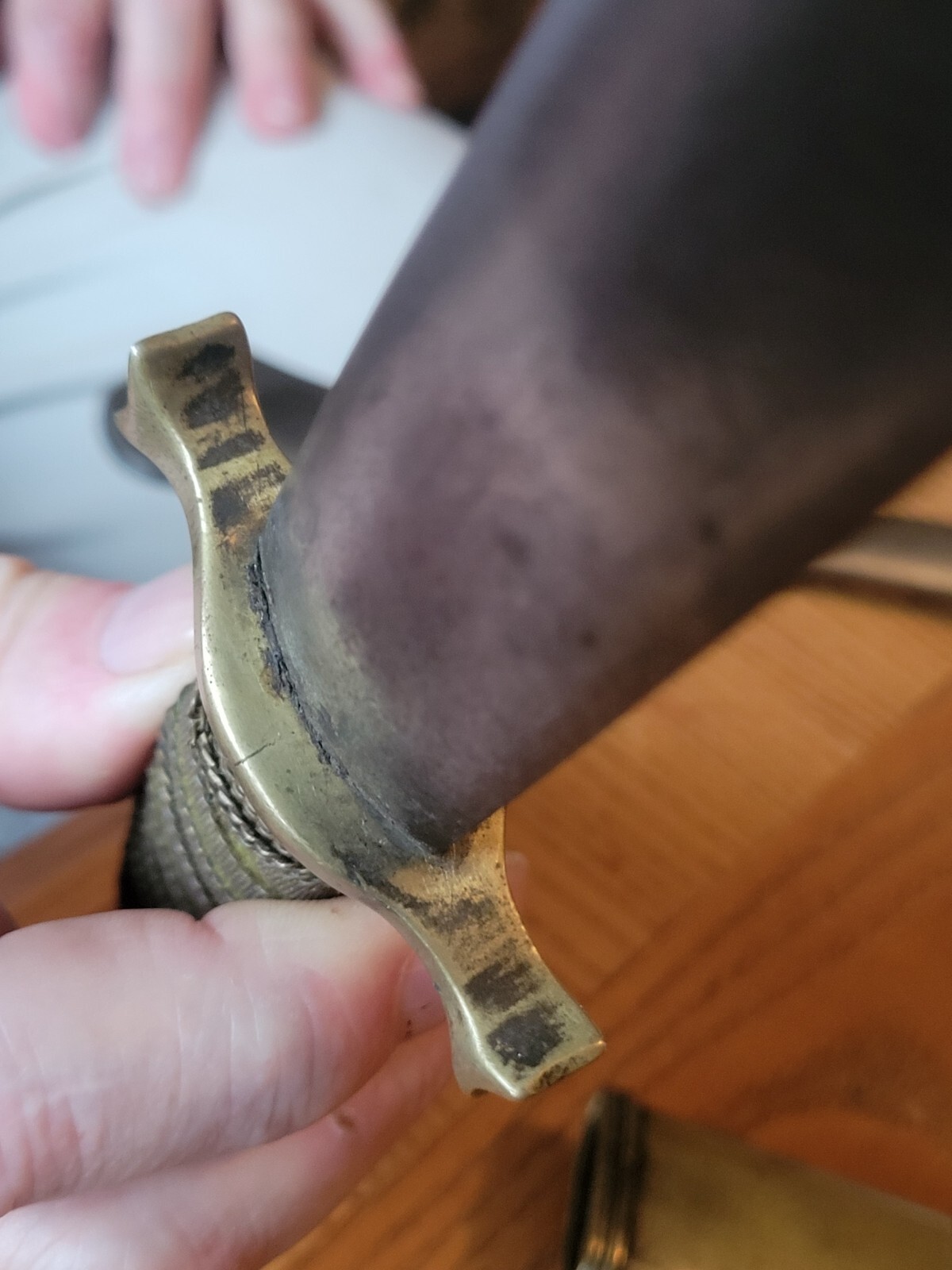 Civil War Officer's Dagger with Sheath Used Free Shipping