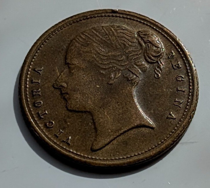 Unknown Antique Queen Victoria Coin Eagle Bird Gold Lustre English Old Token UK