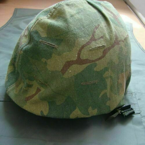 VIETNAM WAR US MITCHELL REVERSIBLE cotton HELMET COVER Military CAP -chho981