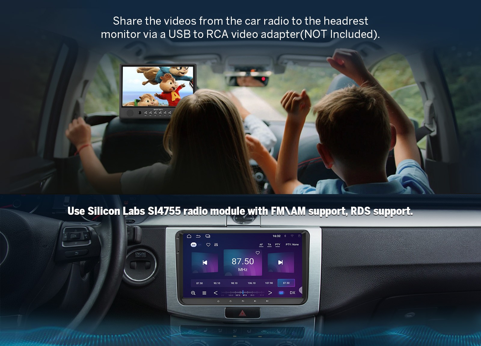 CAM+OBD+9" IPS Android 14 for VW Golf MK6 GTI 2009-2013 CarPlay Car Stereo Radio