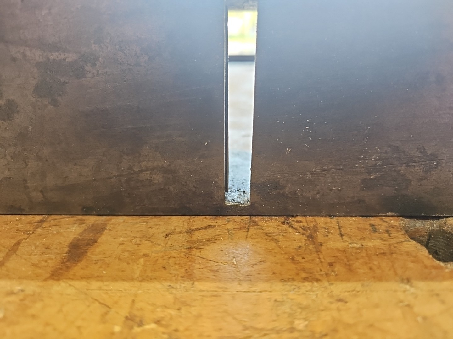 British Infill Plane Only Makers Mark Are Moulson Brothers Stamp On Iron Blade