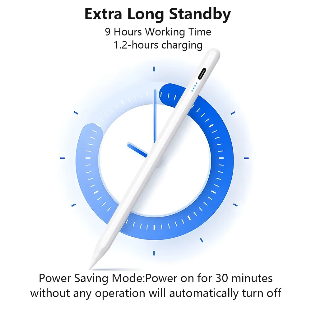 For Apple Pencil Stylus Pen 2nd Generation for iPad/iPad Air/iPad Pro/iPad mini