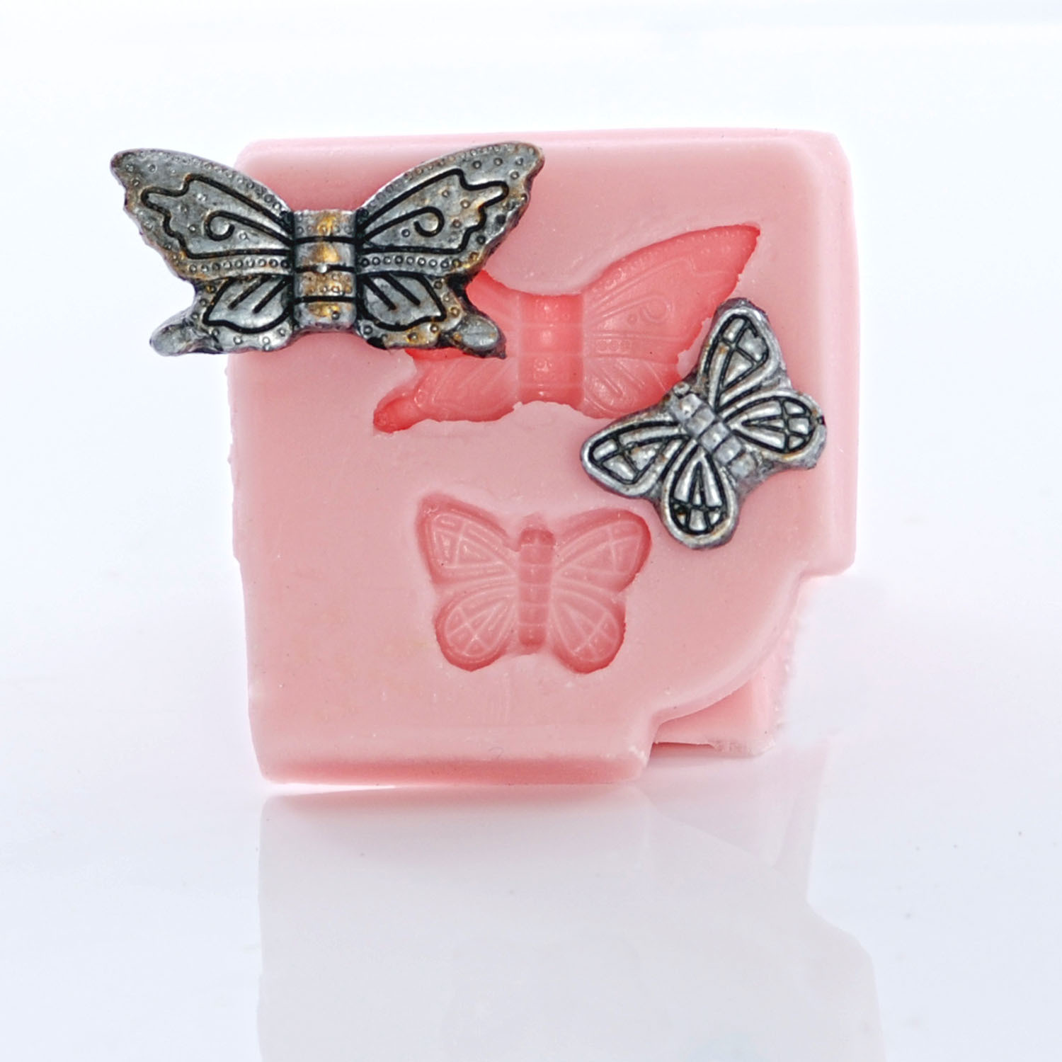 Silicone Butterfly Mold Food Safe Candy Mints Jewelry Charm Resin Clay Mold (871
