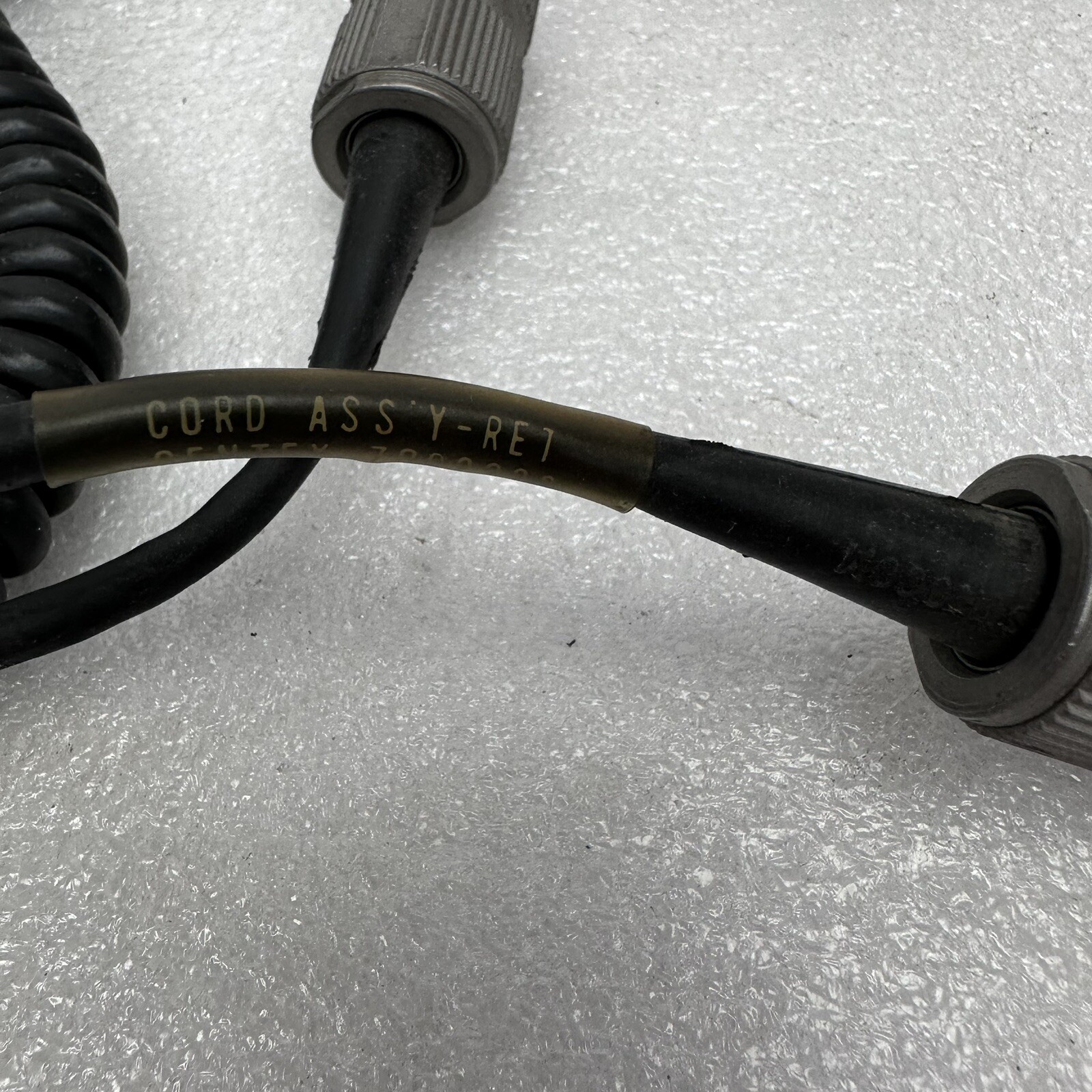 CVC Crewman Helmet VIC-3 Communication Cable w/ U229 Military Radio Bailout Plug