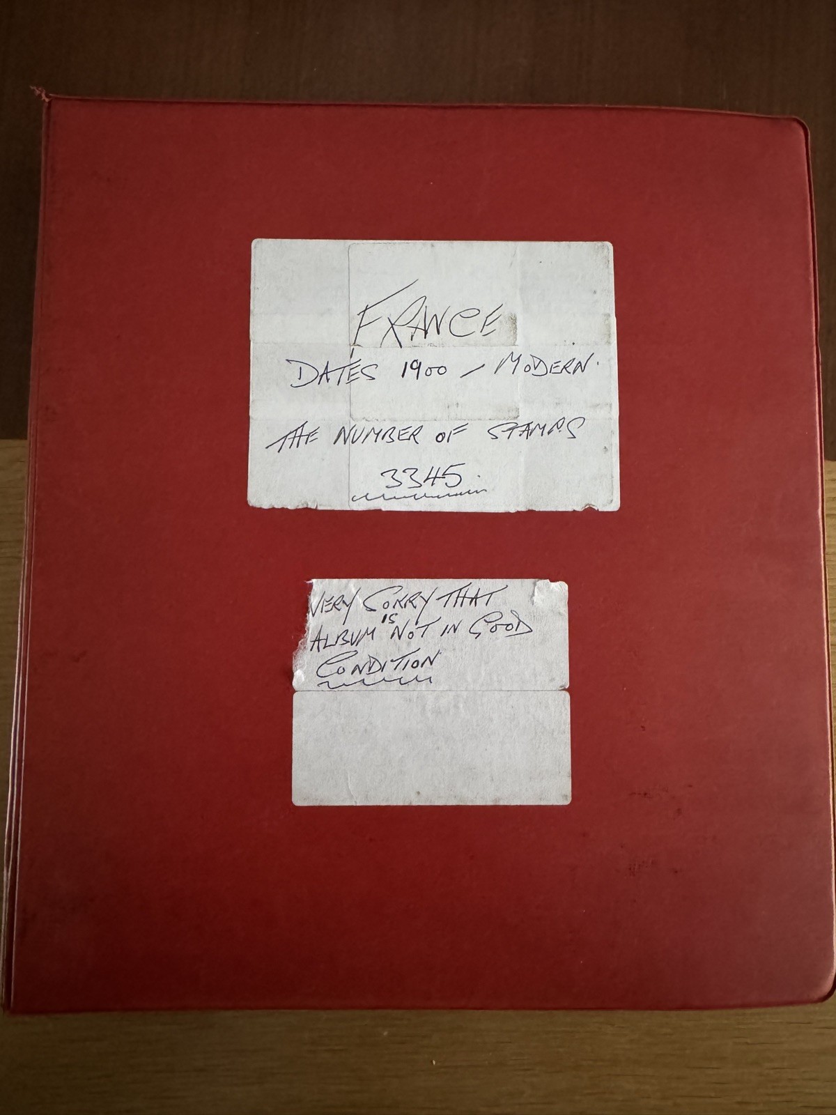 France Stamp Collection With 70 Pages PVC Album 1900-Modern-Some Early Good CV