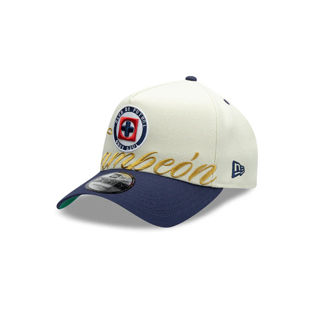 CRUZ AZUL NEW ERA CAP 9FORTY SNAPBACK ADJUSTABLE LIGA MX CONCACAF CHAMPION 2025