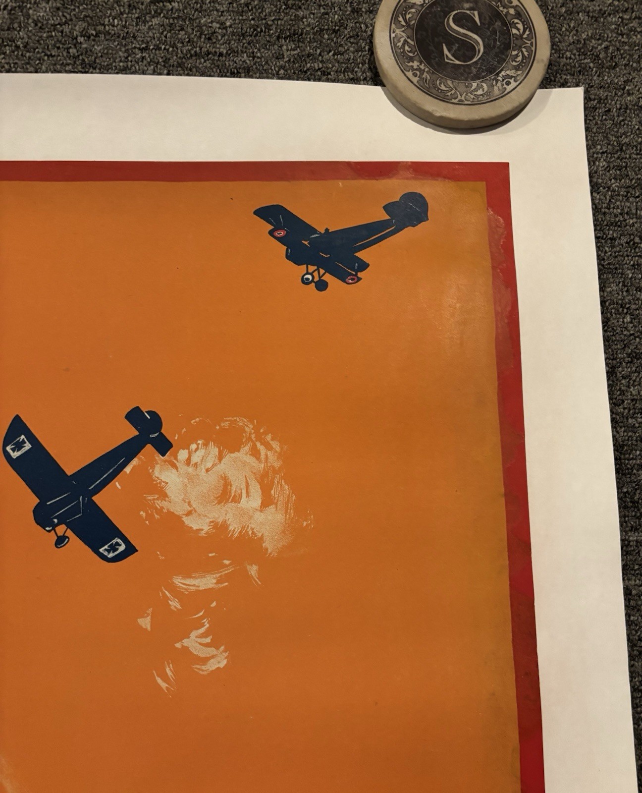 Original WWI Canadian Poster Skilled Mechanics Urgently Needed Imperial Flying