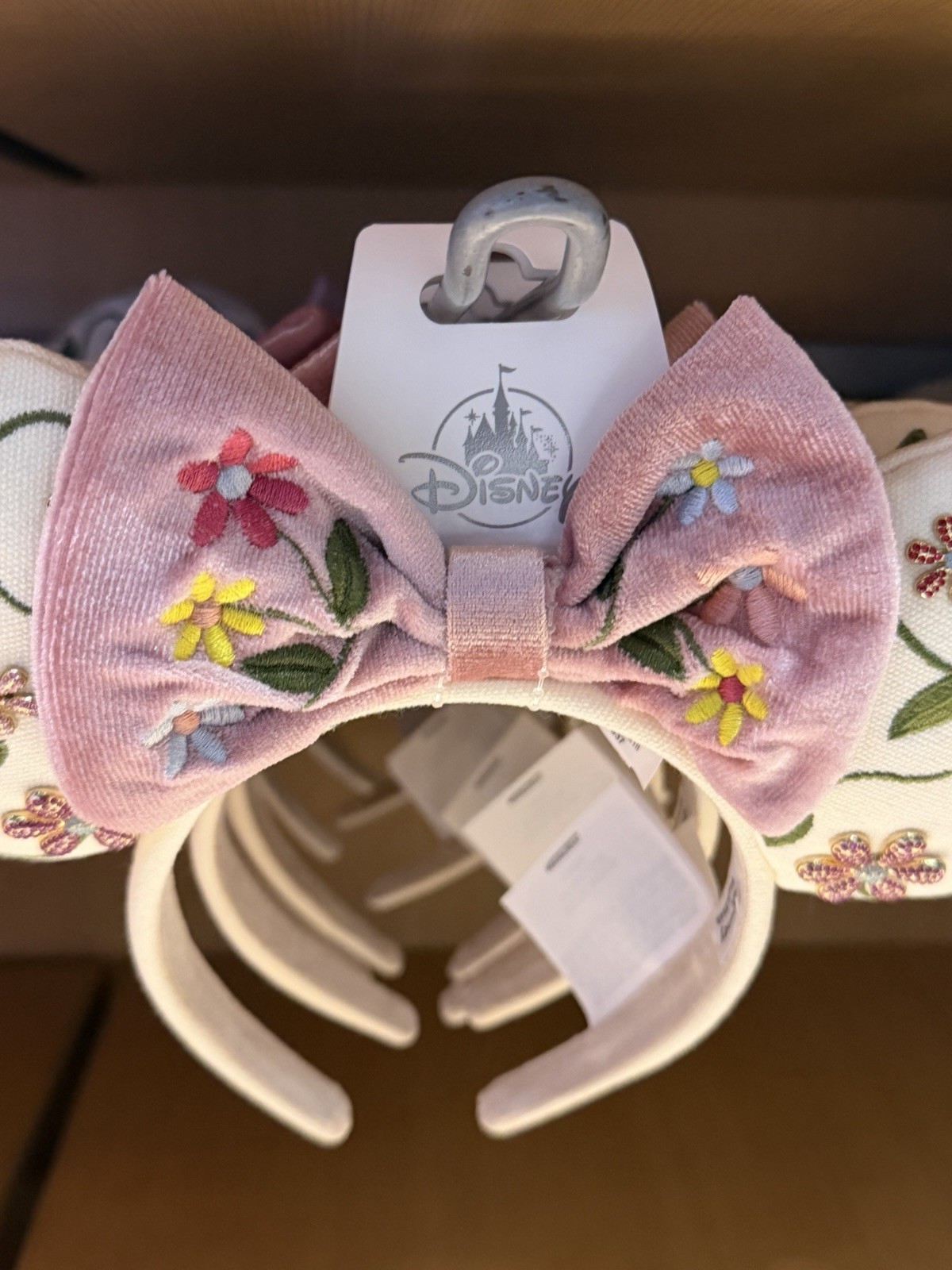 Disney Parks x Baublebar Minnie Mouse Floral Adult Ear Headband NWT