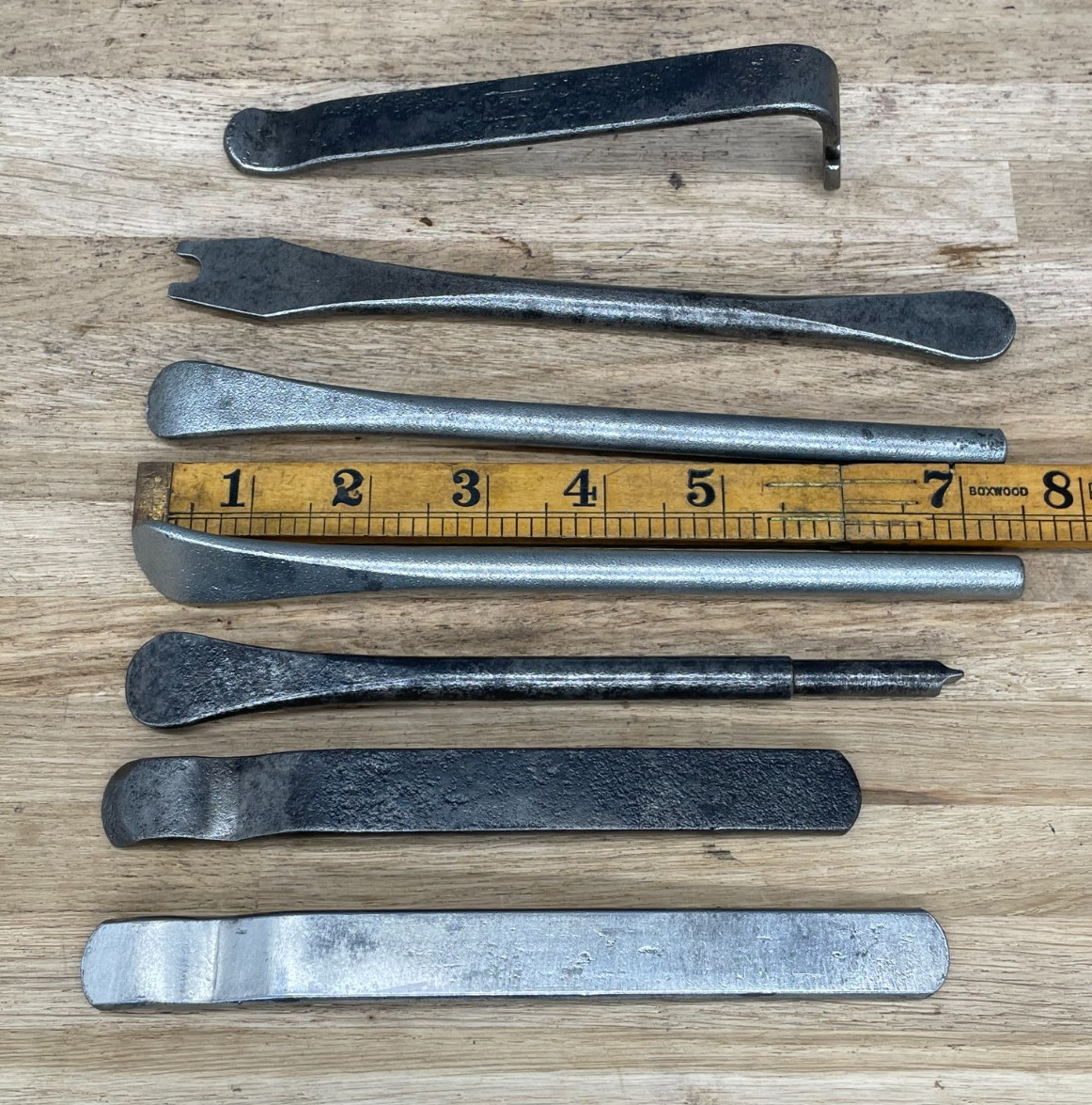 Job Lot 7 x Vintage Tyre Levers Old Tool