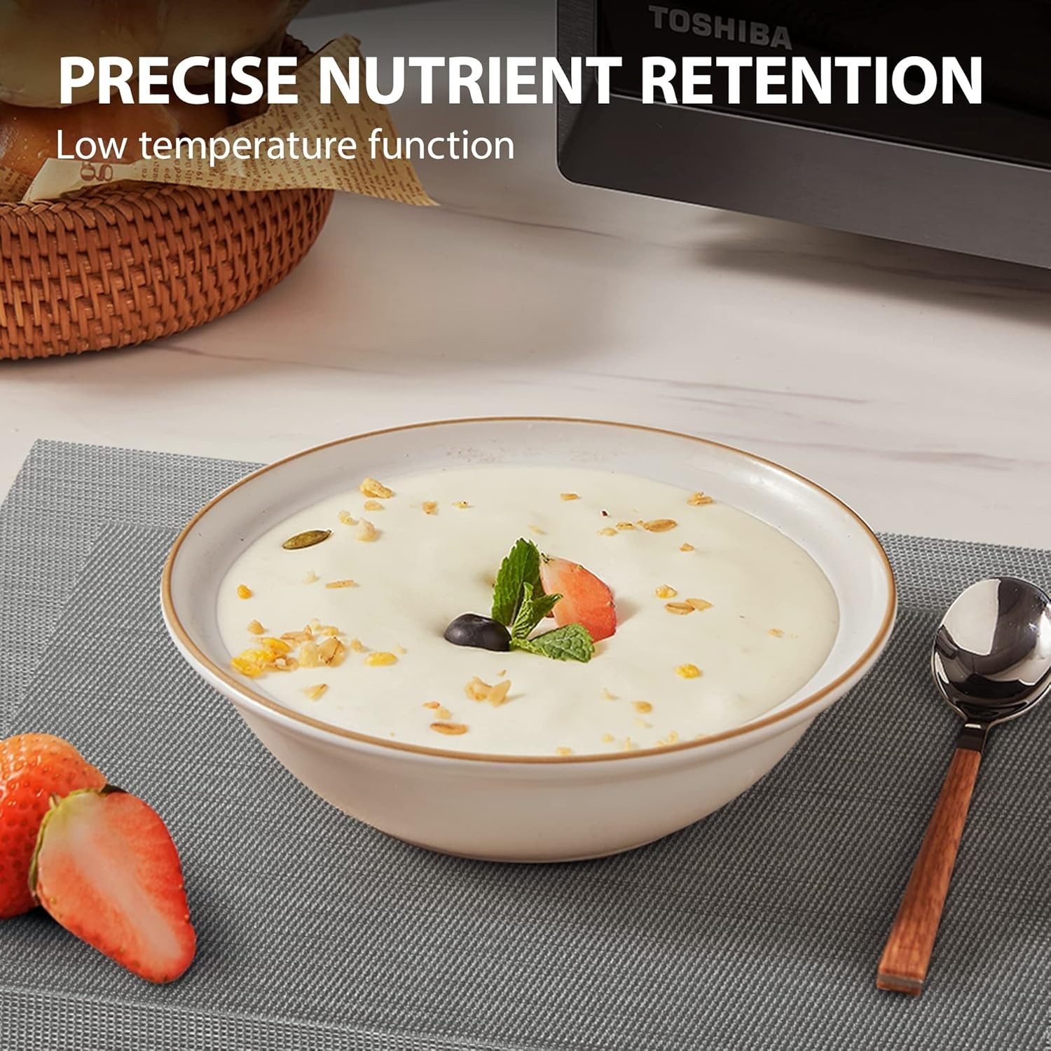 TOSHIBA Air Fryer Combo 8-in-1 Countertop Microwave Oven, with Convection, Broil