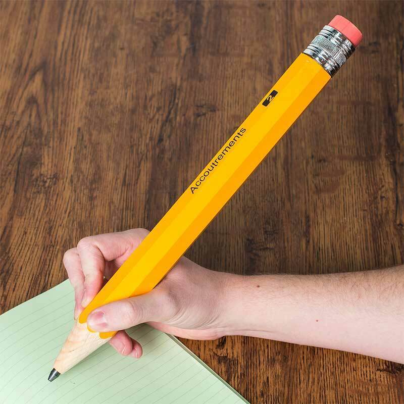 Giant 15" Wooden Pencil - Real Working Huge Wood Pencil Gag ~ Archie McPhee