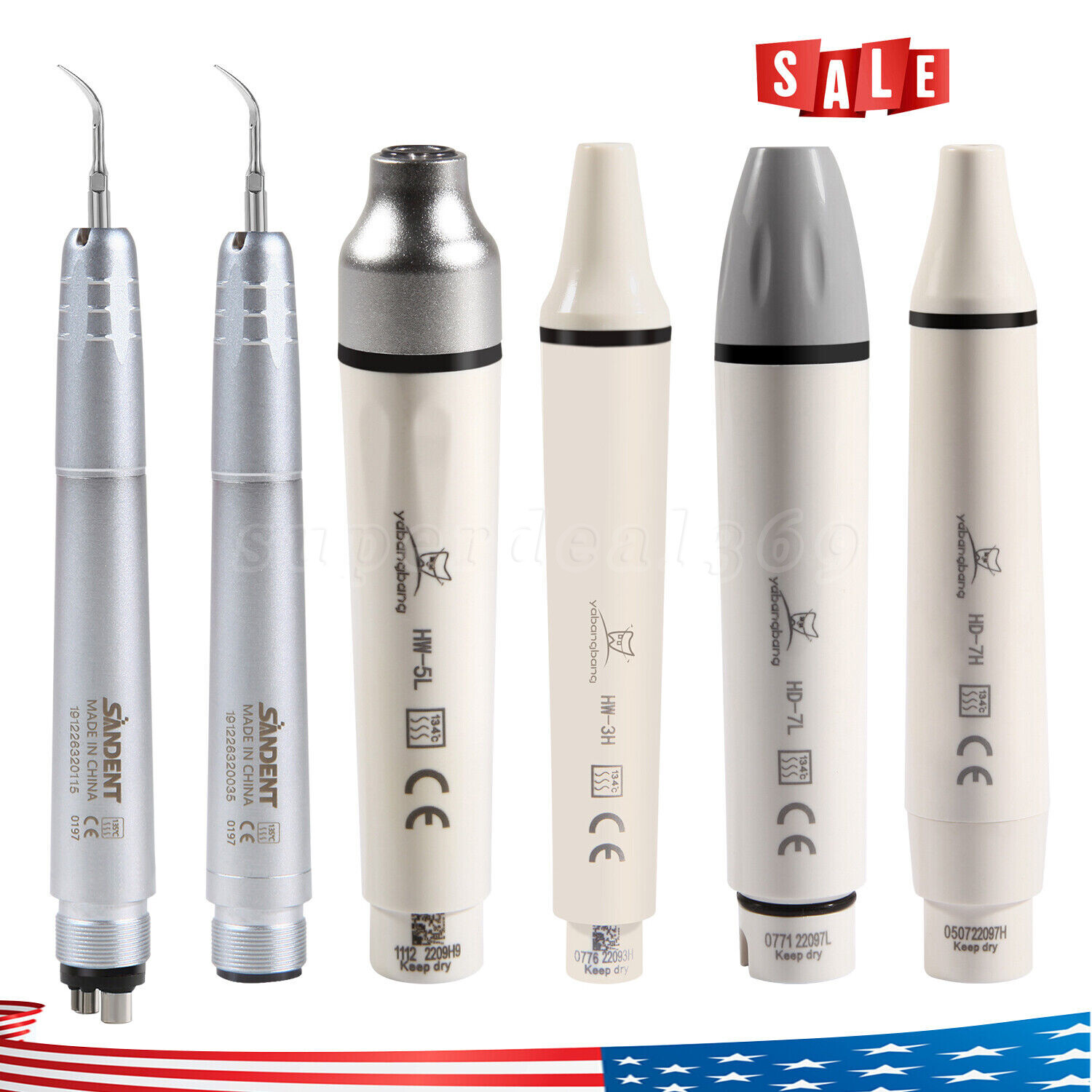 Ultrasonic Piezo Dental Scaler Handpiece LED for EMS WOODPECKER / DTE SATELEC ns