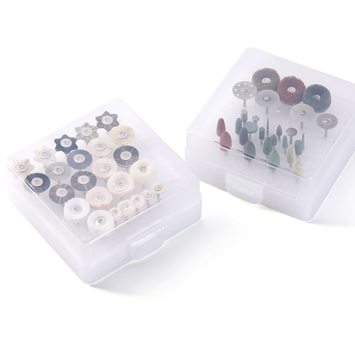 51pcs Dental Polishing Kit Laboratory HP Polisher Set 2.35mm Shank Diameter Burs