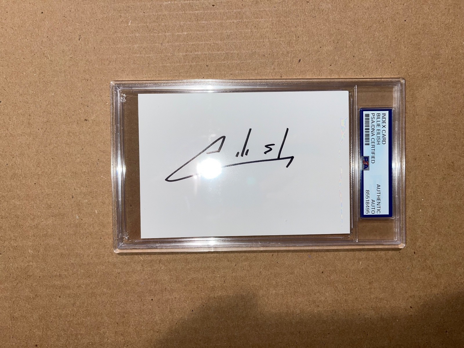 Billie Eilish Signed Autographed PSA/DNA Slab Slabbed Encapsulated Autograph