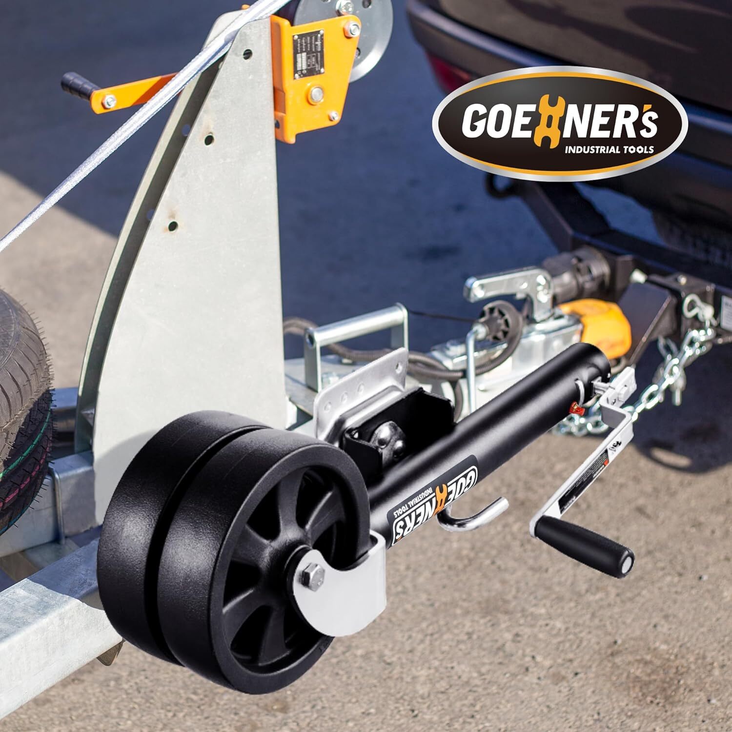 GOEHNER's Boat Trailer Jack 2000 lbs Marine Heavy Duty Swivel Mount Marine