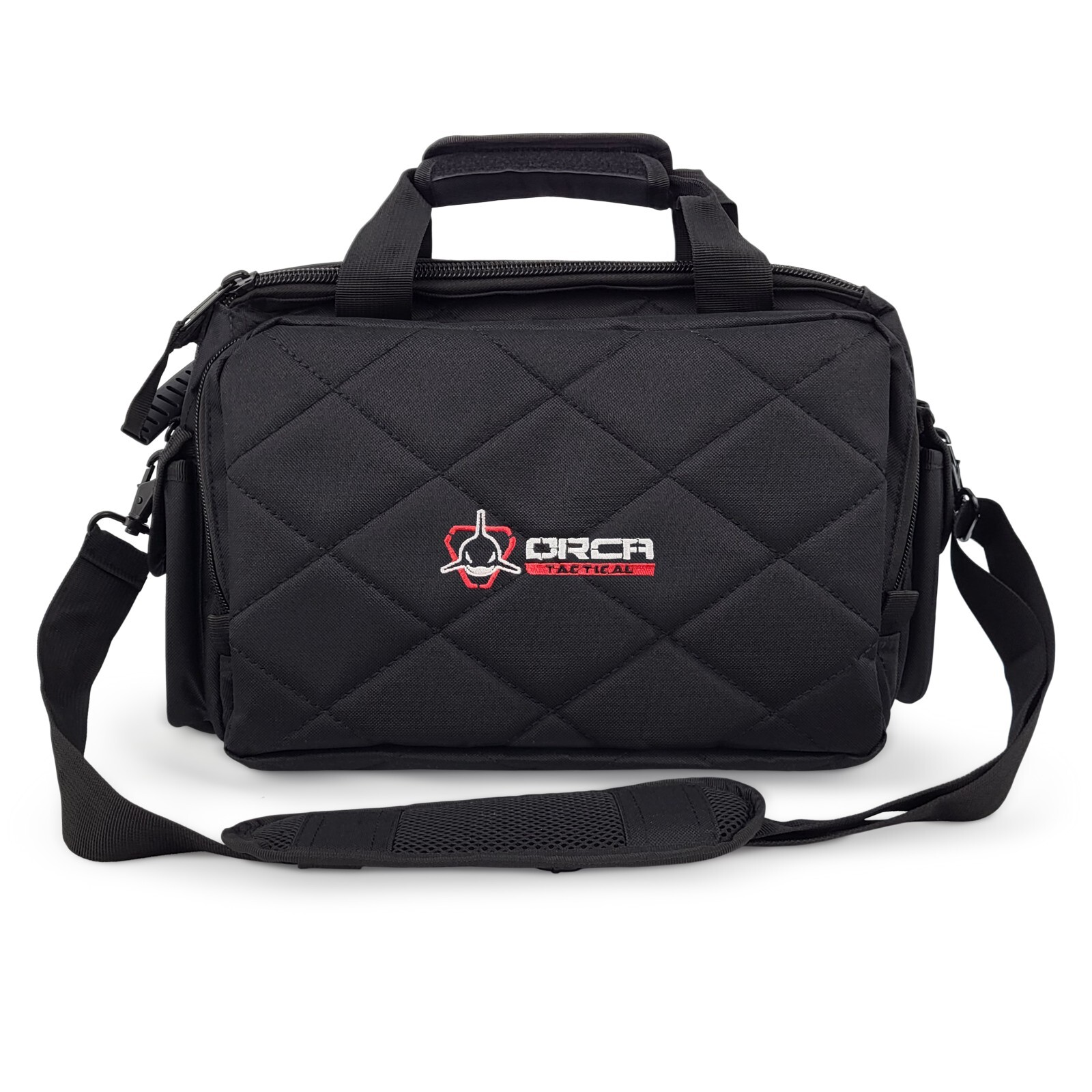 Orca Tactical 2+ Pistol Range Bag Shooting Handgun Revolver Duffle Ammo Case