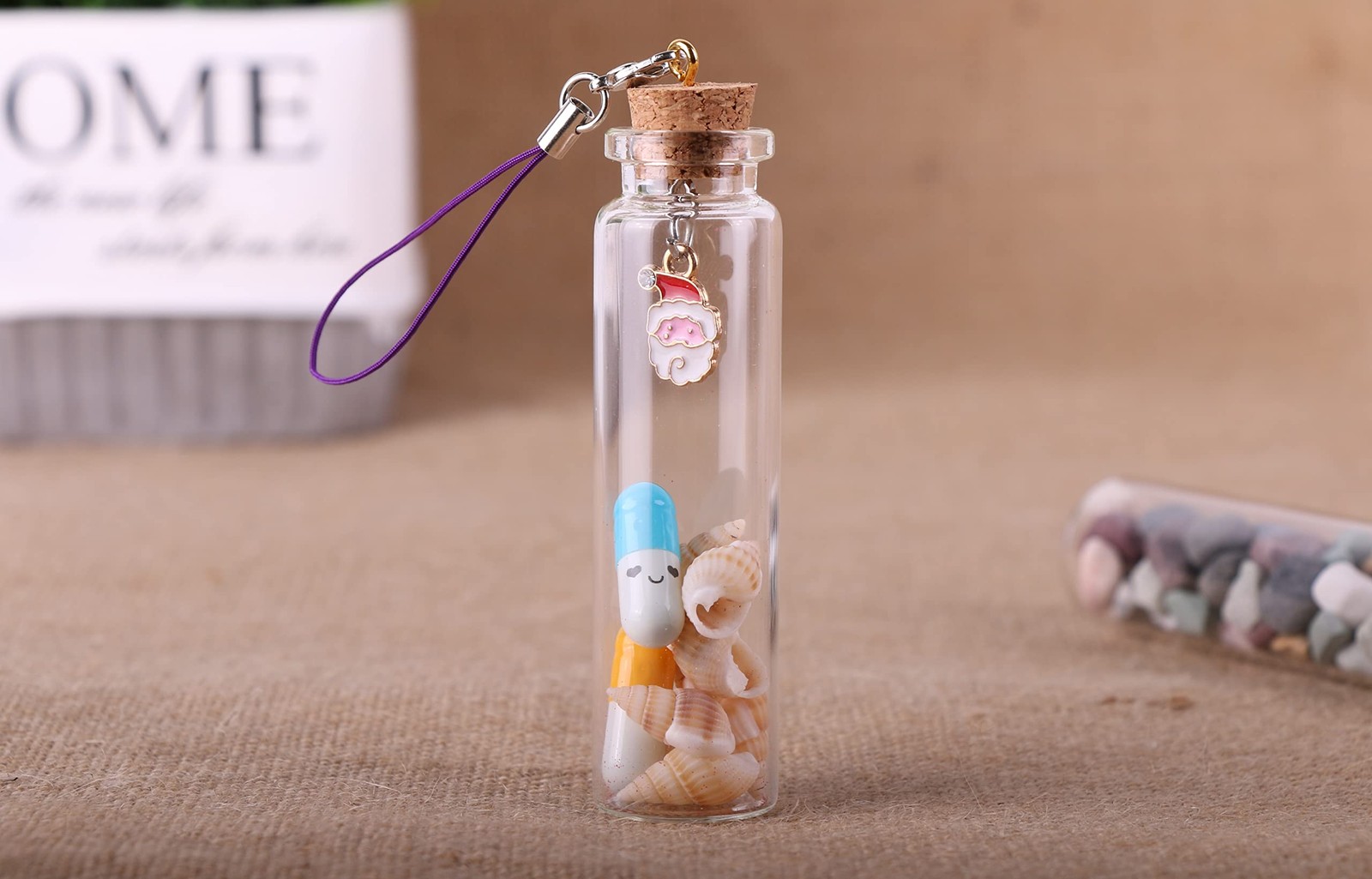 20ml Small Glass BottlesTiny Glass Vials,Jars with Cork Stoppers,Message Bottles