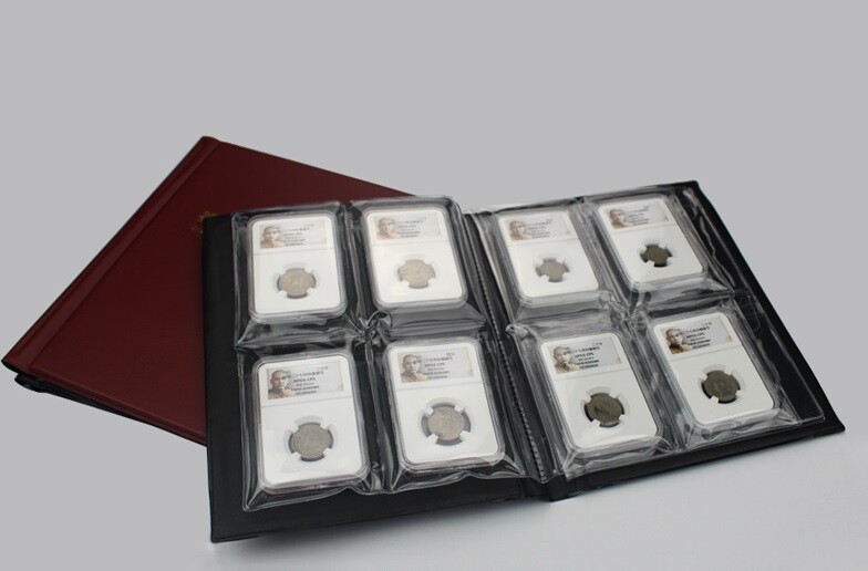 New Coin Album Holders Book Hold 16 Certified Coin Slabs PCGS NGC Coins