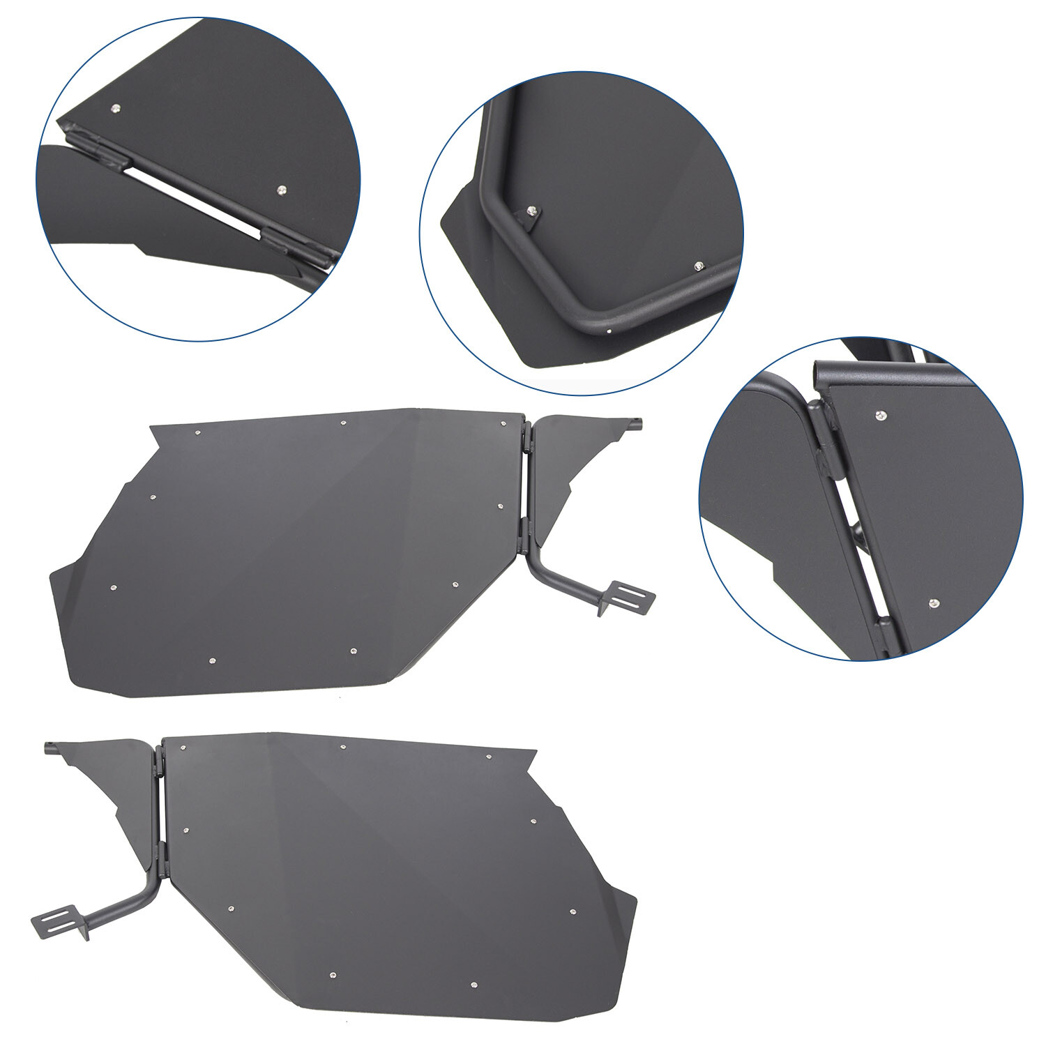 UTV Doors Pair For 11-18 CAN-AM Maverick / 11-16 Commander 800 1000