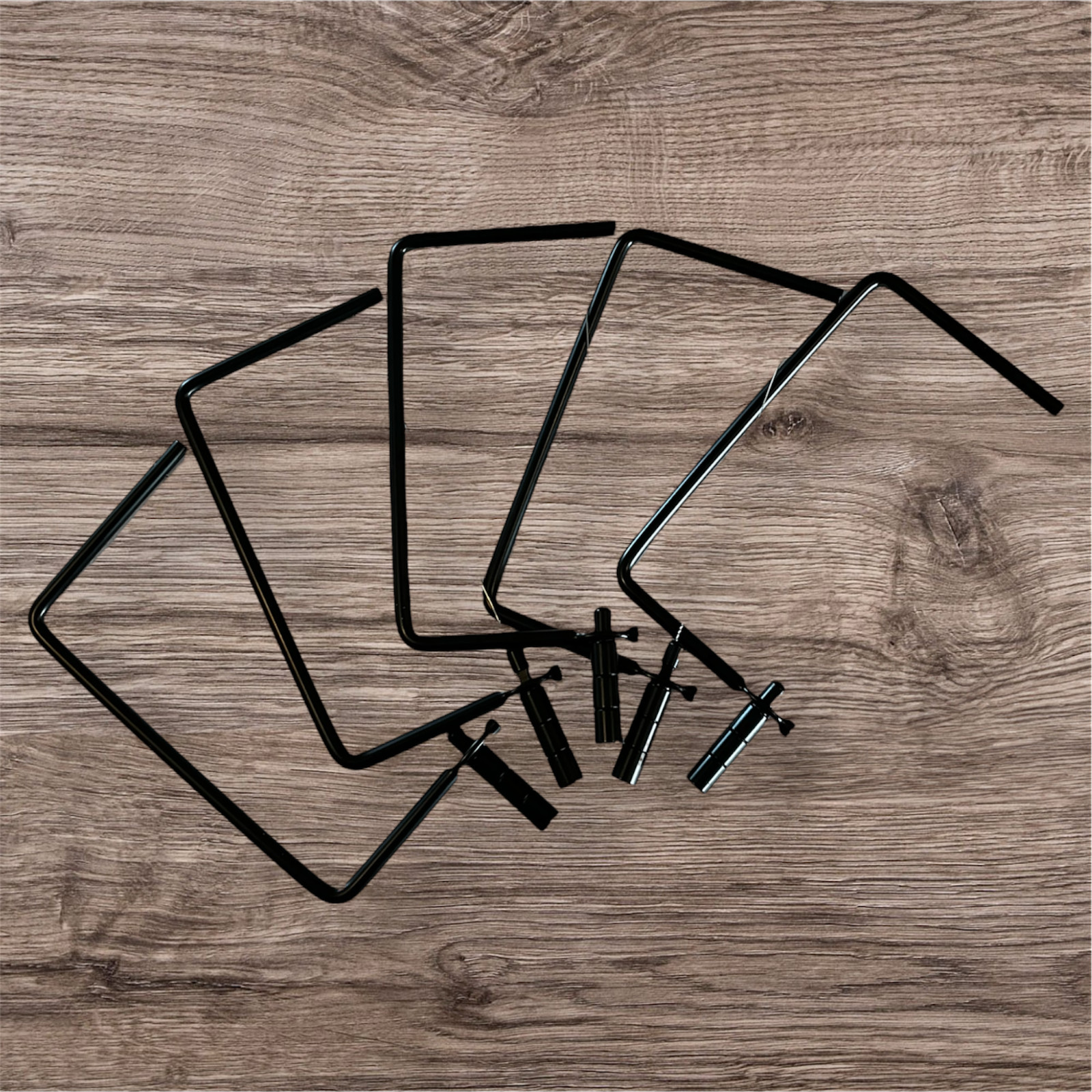 5-Pack of 6” Cheese Slicer Hardware – Black Finish – DIY Cheese Cutting Kit