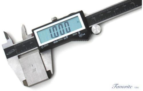 IGAGING 4" DIGITAL ELECTRONIC CALIPER X-LARGE DISPLAY GAUGE INCH/FRACTIONAL