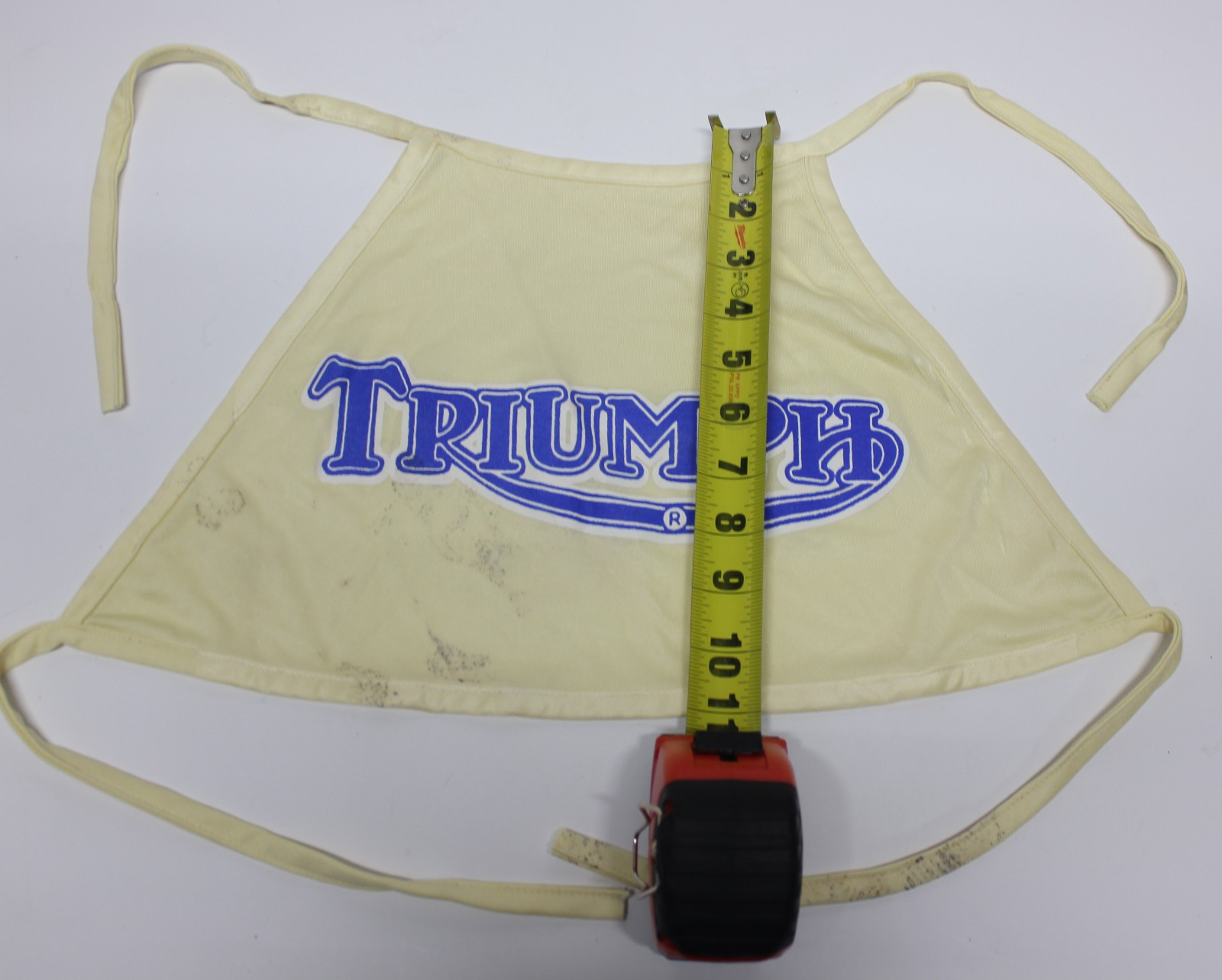 Vintage Triumph Motorcycles 1960 70s Womens Halter Top Tie Back by Nicoll Dallas