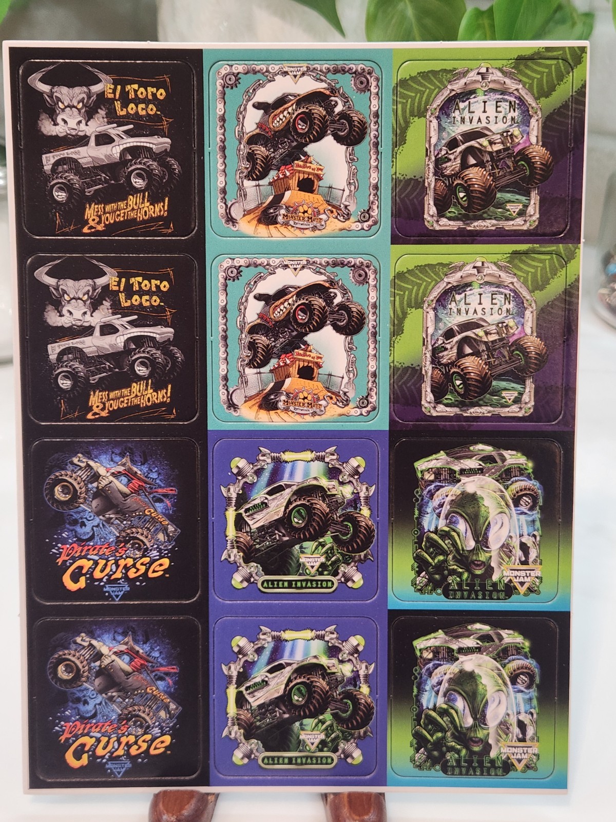Monster Jam Memory Match Card Game 72 Matching Cards Brand New Factory Sealed