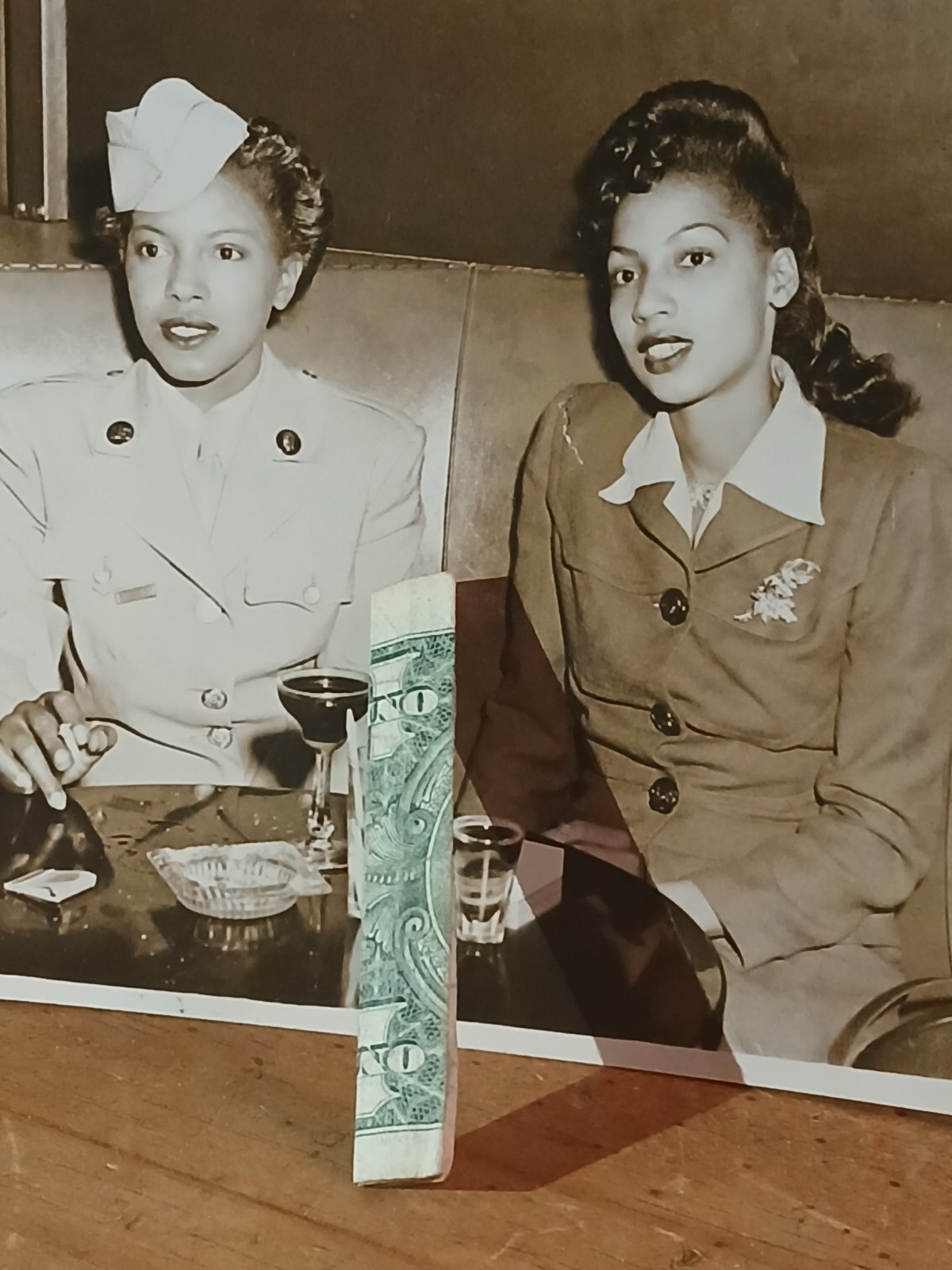 Antique African American* COLORED FEMALES SOLDIERS * SEATTLE WASHINGTON