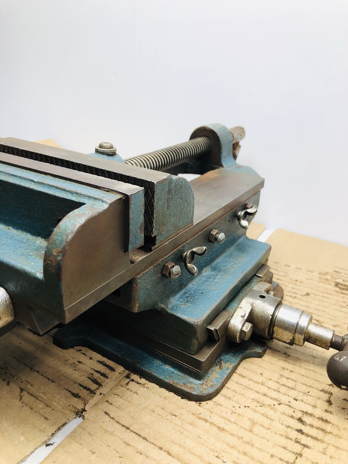 2 Way 6.5'' Drill Press X-Y Compound Vise Cross Over Slide Mill Milling Table