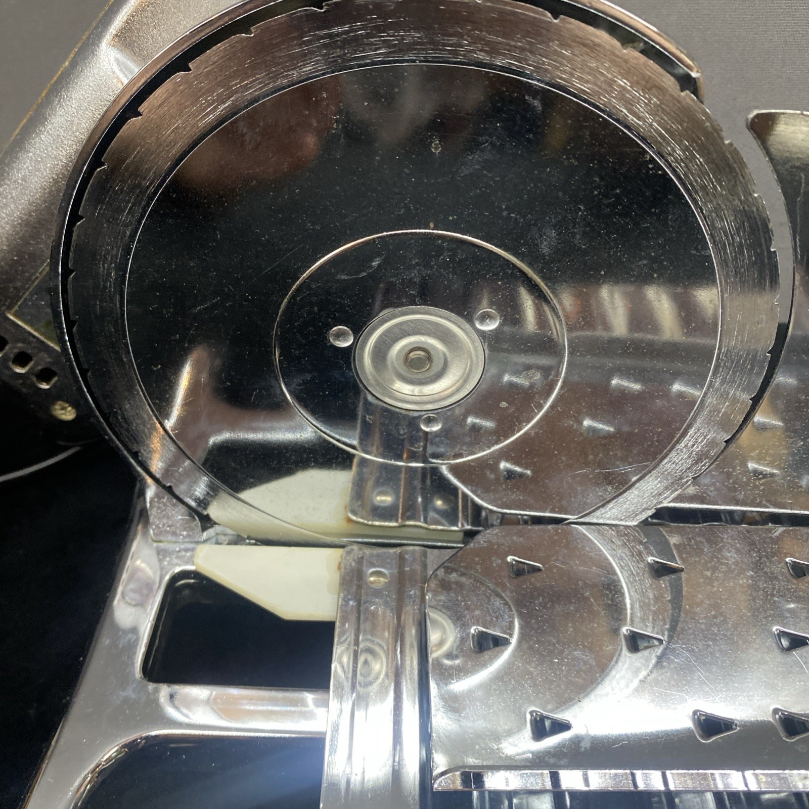 Rival Electric Food Slicer Chrome Metal Model 1101 Working Read Details Clean!