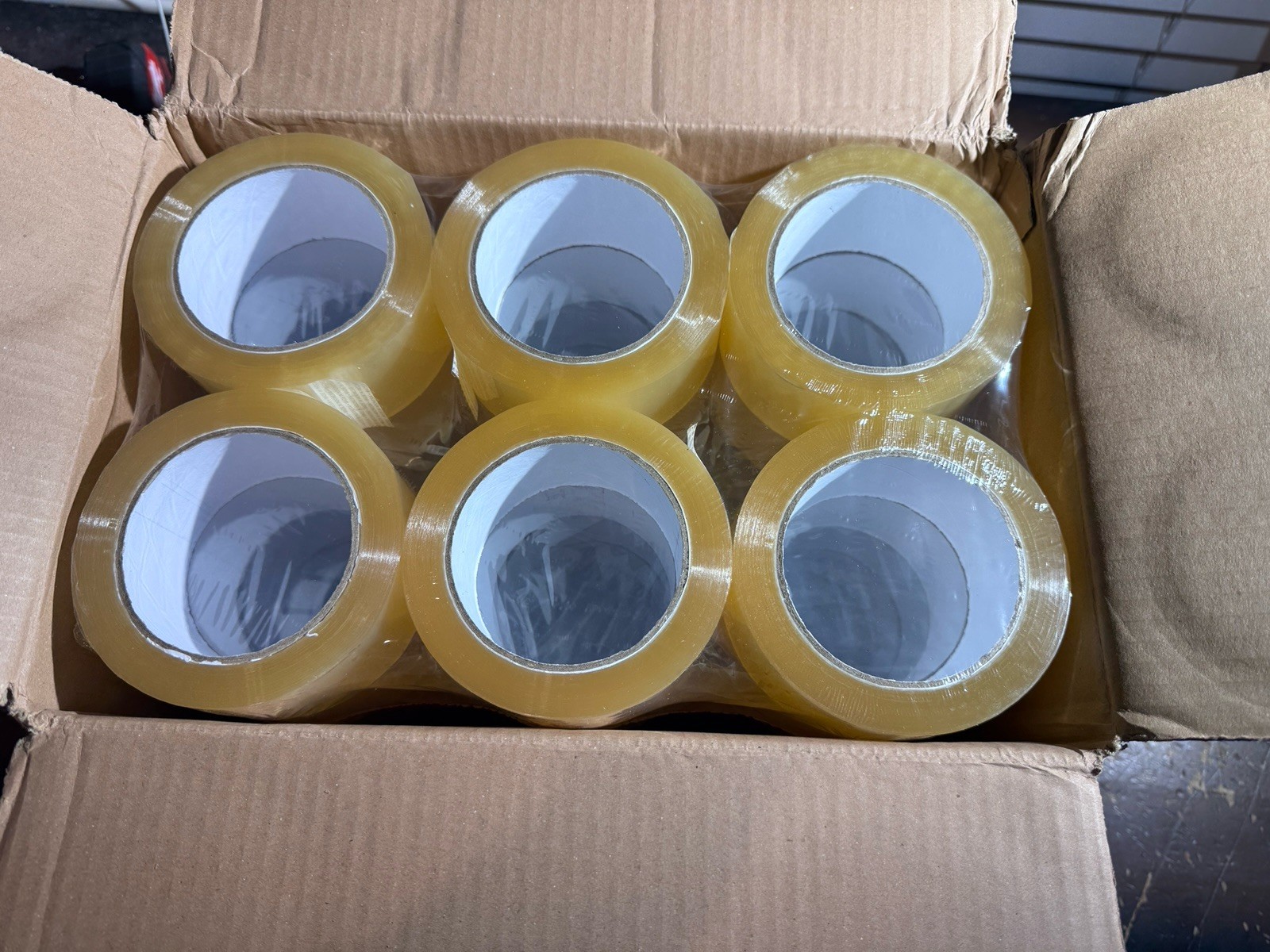 Clear Carton Sealing Packing Shipping Box Tape 1.89" (2”) x 110 Yards 36 Rolls