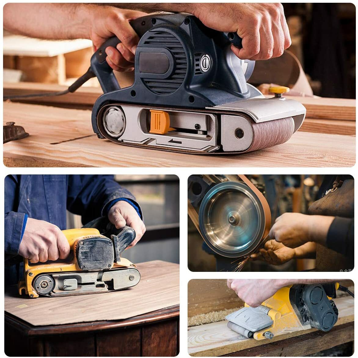 27 PACK 3"x18" Sanding Belts 40 60 80 120 150 180 240 320 400 Grit Belt Sander