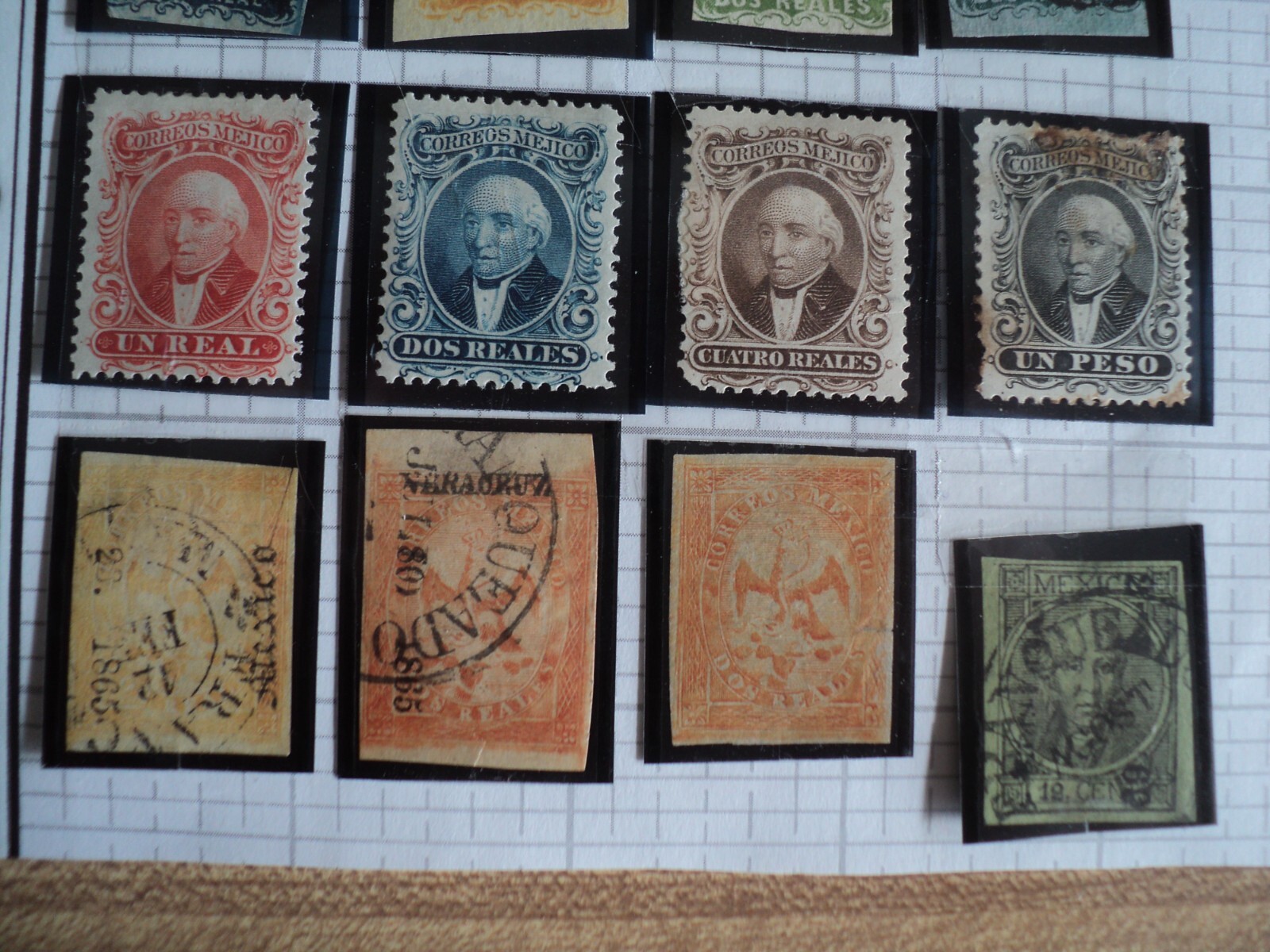SUPER Mexico Stamp Collection early 1860's