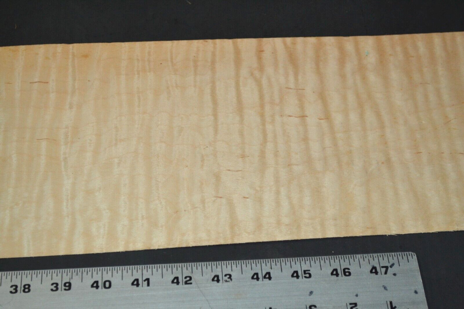 Flame Maple Raw Wood Veneer Sheet 7 x 58 inches 1/42nd M4672-89