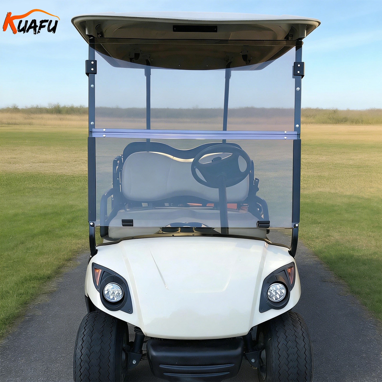 For Yamaha G29 Drive 2007-2016 Tinted Windshield Golf Cart Fold Down Windscreen