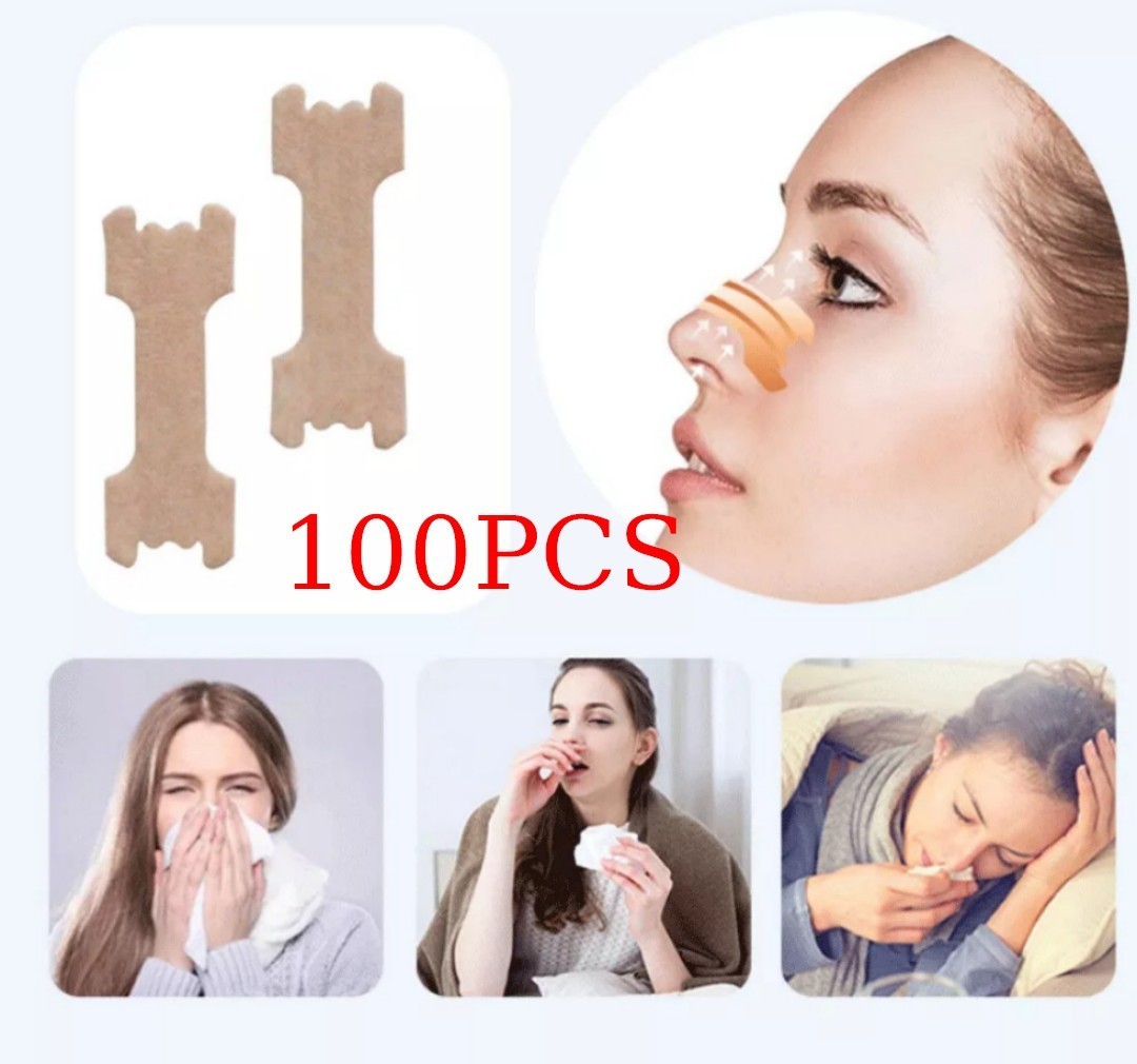 NASAL STRIPS Breathe Nose Better Reduce Snoring Right Sleep Now Apnea Adhesive.