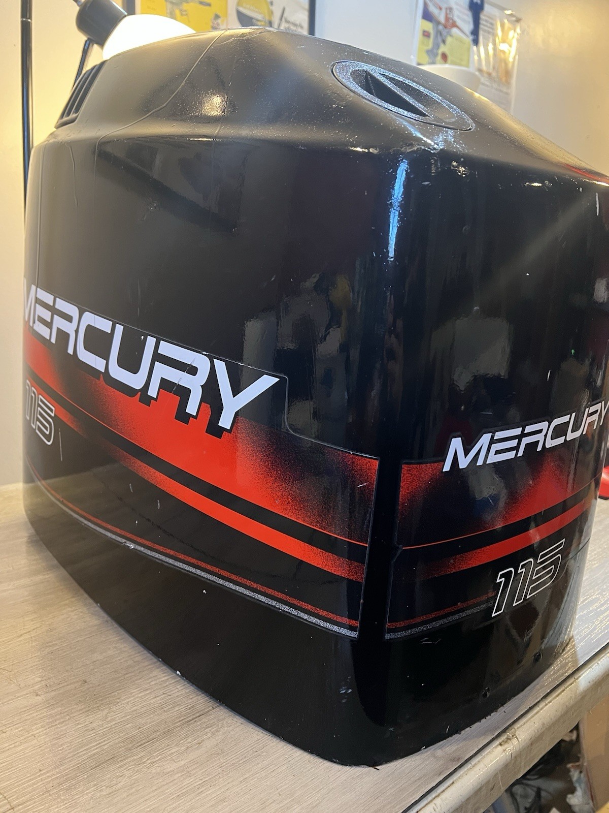 Mercury 100-125 hp 2-stroke outboard top cowl 828354A8