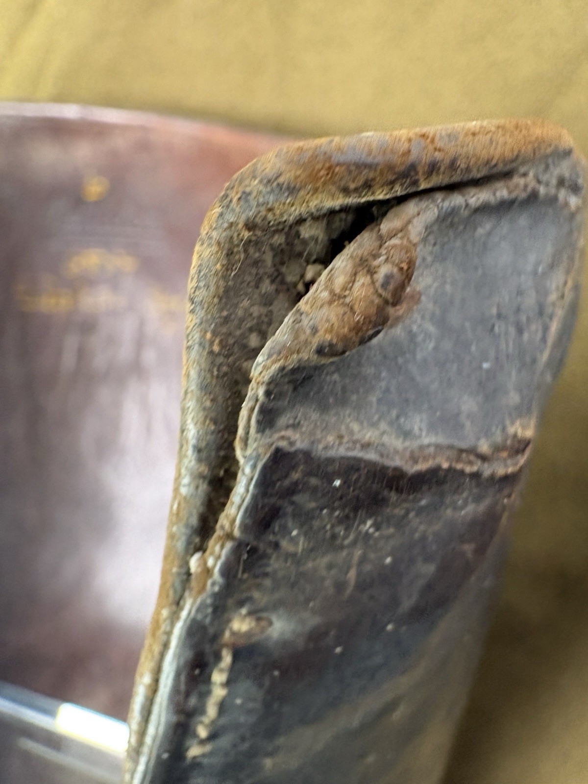 WWI Era Leather Riding Leggings Gaiters – Nettleton Syracuse NY Officer