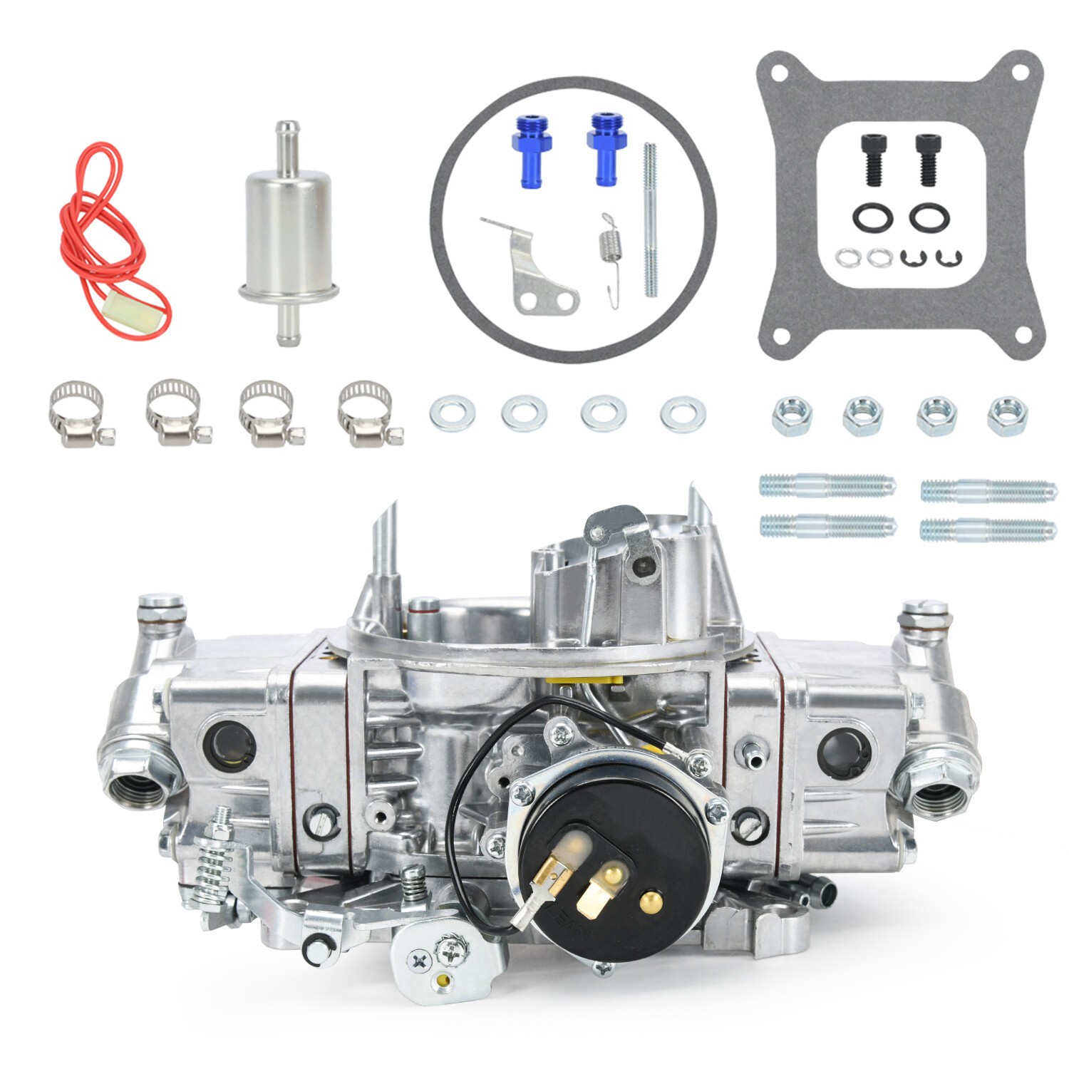 For Holley Quickfuel Brawler 750 CFM Double Pumper 4 Barrel Carburetor E-Choke