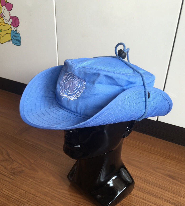 UN BLUE CAP UNITED NATIONS PEACEKEEPING FORCE CAP TACTICS CAP SIZE XL -chho981
