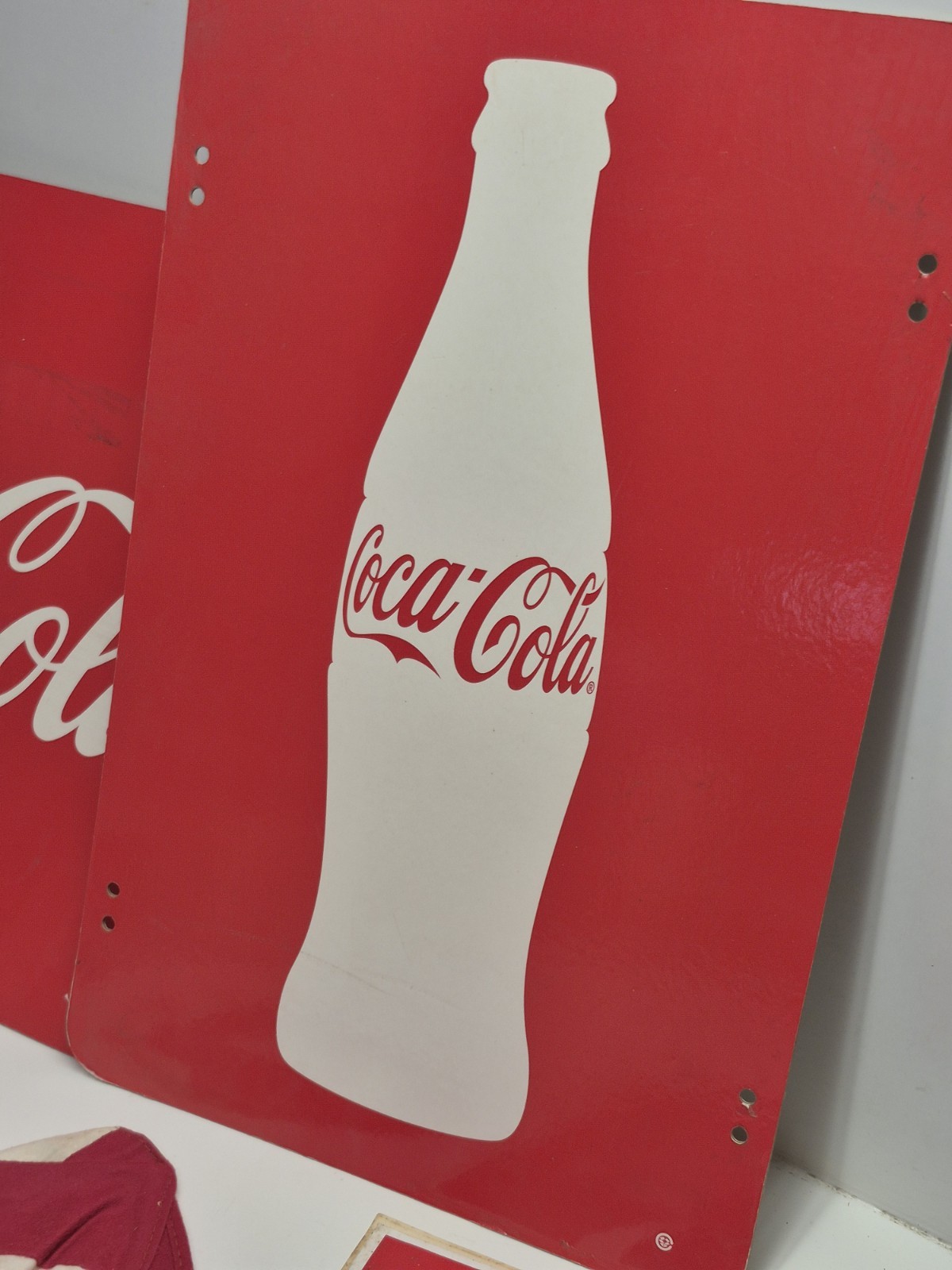 Vintage Coca-Cola Collectible Item Lot Glasses Pitcher Hat Shakers