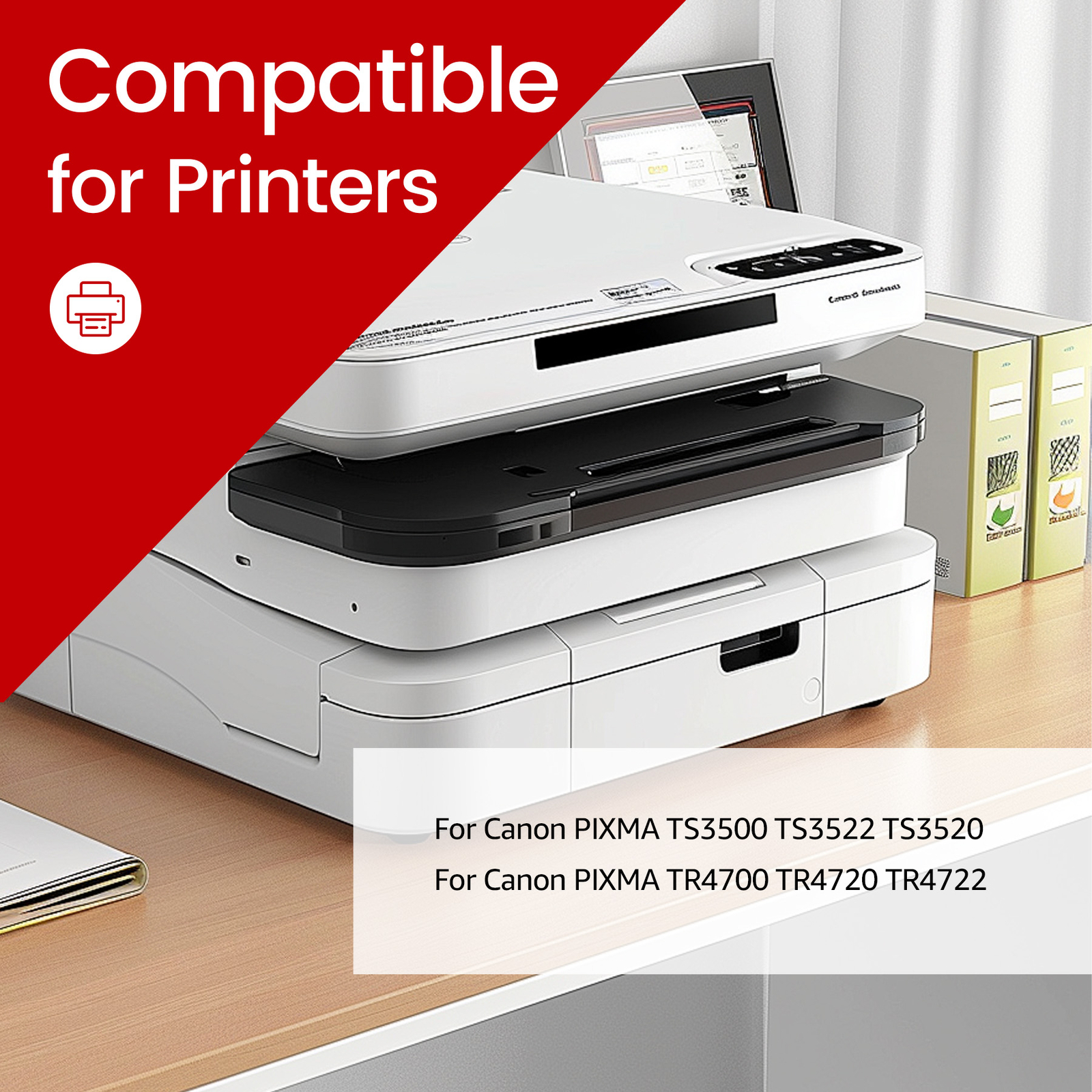 PG-275XL CL-276XL Ink Cartridge compatible with Canon Pixma TR4722 TR4700 TS3722