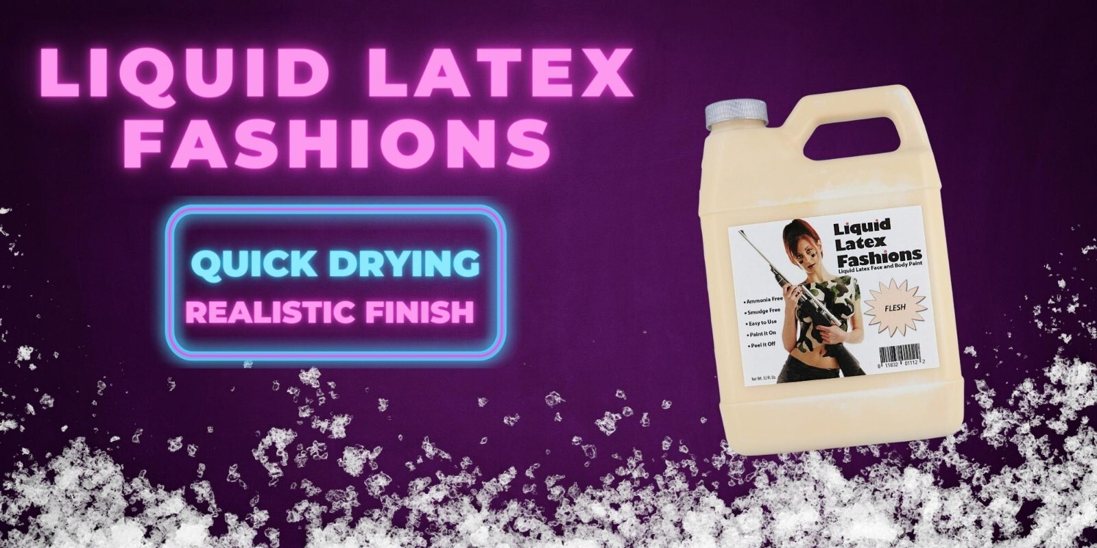 Flesh 32 Fl Oz - Liquid Latex Face and Body Paint, Make Scars and More!