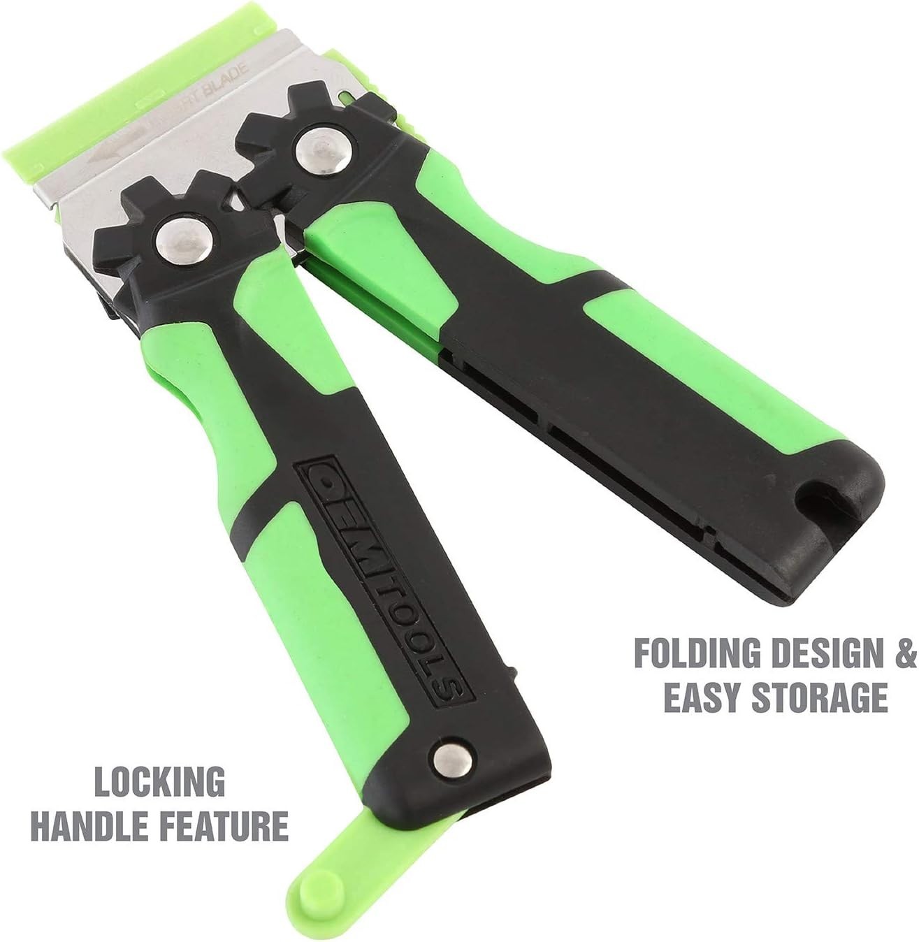 OEM TOOLS Folding Safety Scraper w Plastic and Standard Razor Blades 26502