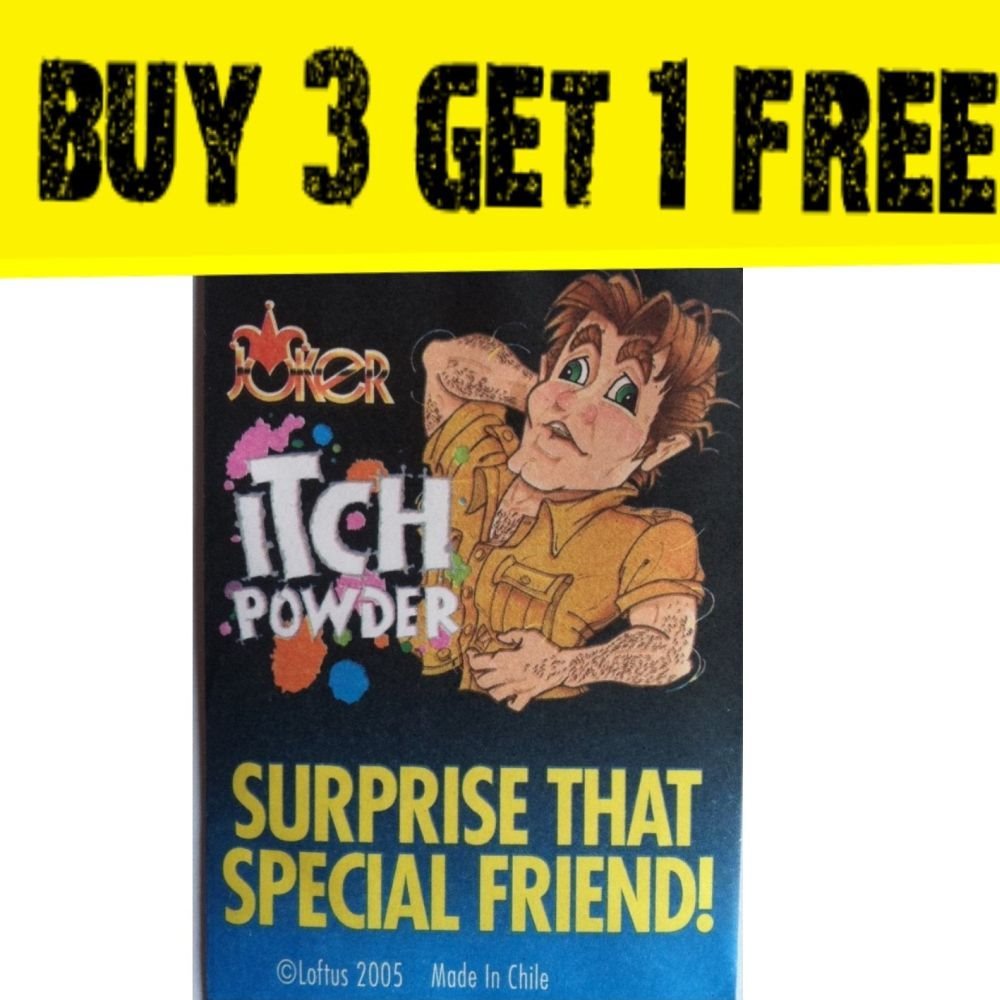 1 Classic Package of ITCHING ITCH POWDER - Prank Joke Trick Gag
